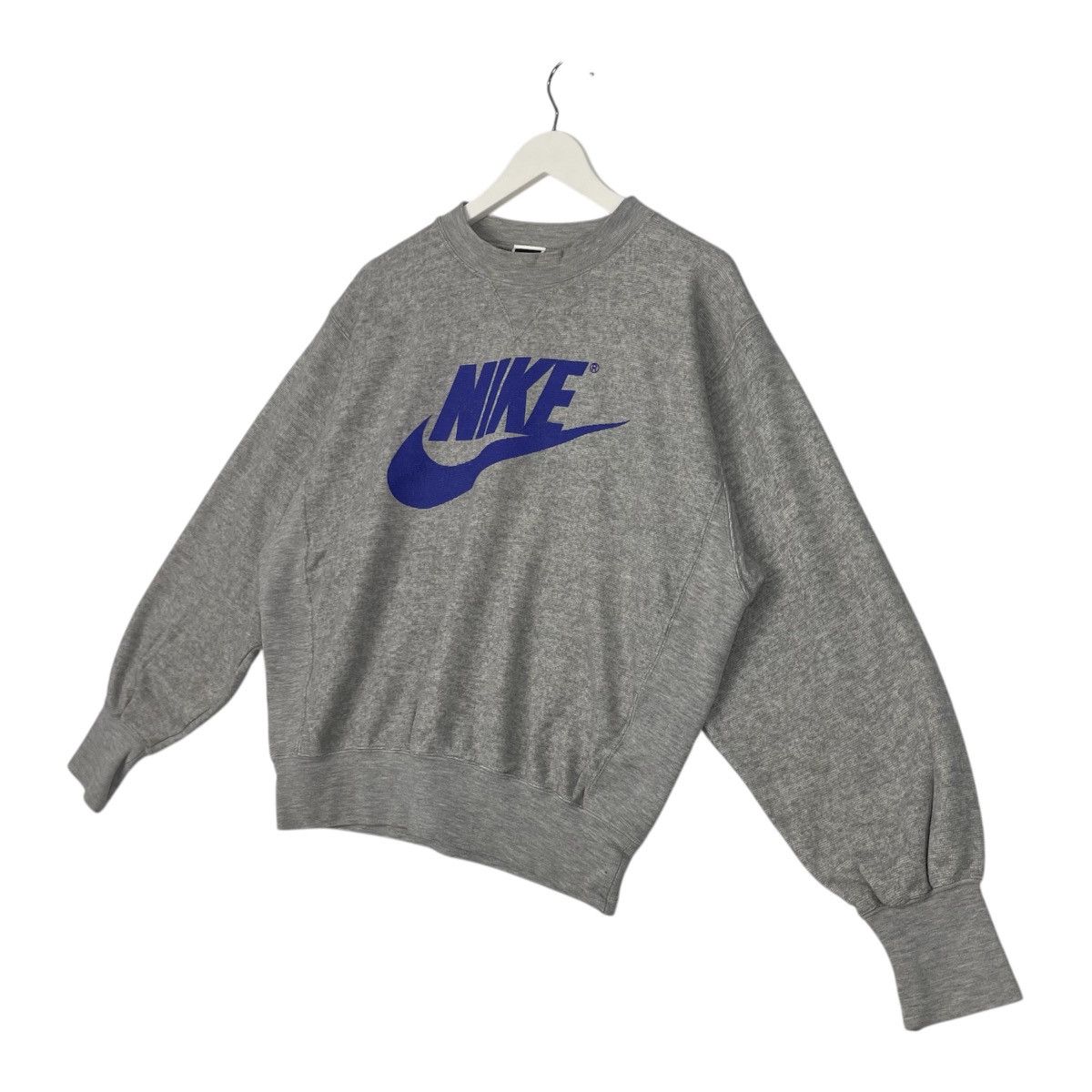 Designer × Vintage Vintage Hoodie/sweater 90s Nike swoosh sweatshirt big logo Size US L / EU 52-54 / 3 - 3 Thumbnail