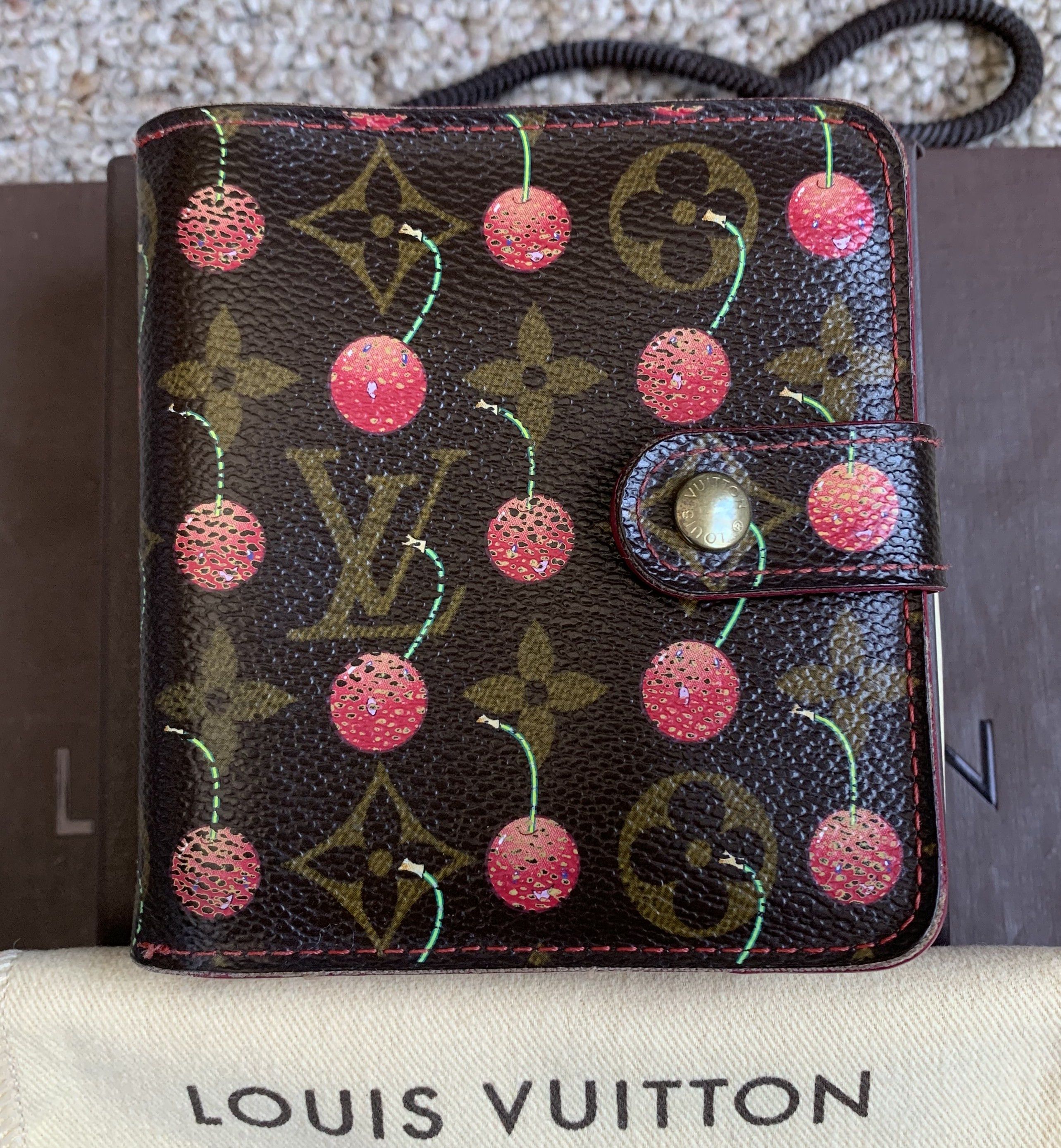 Louis Vuitton × Takashi Murakami S/S 2005 Louis Vuitton x Murakami Cherry Monogram Wallet Size ONE SIZE - 2 Thumbnail
