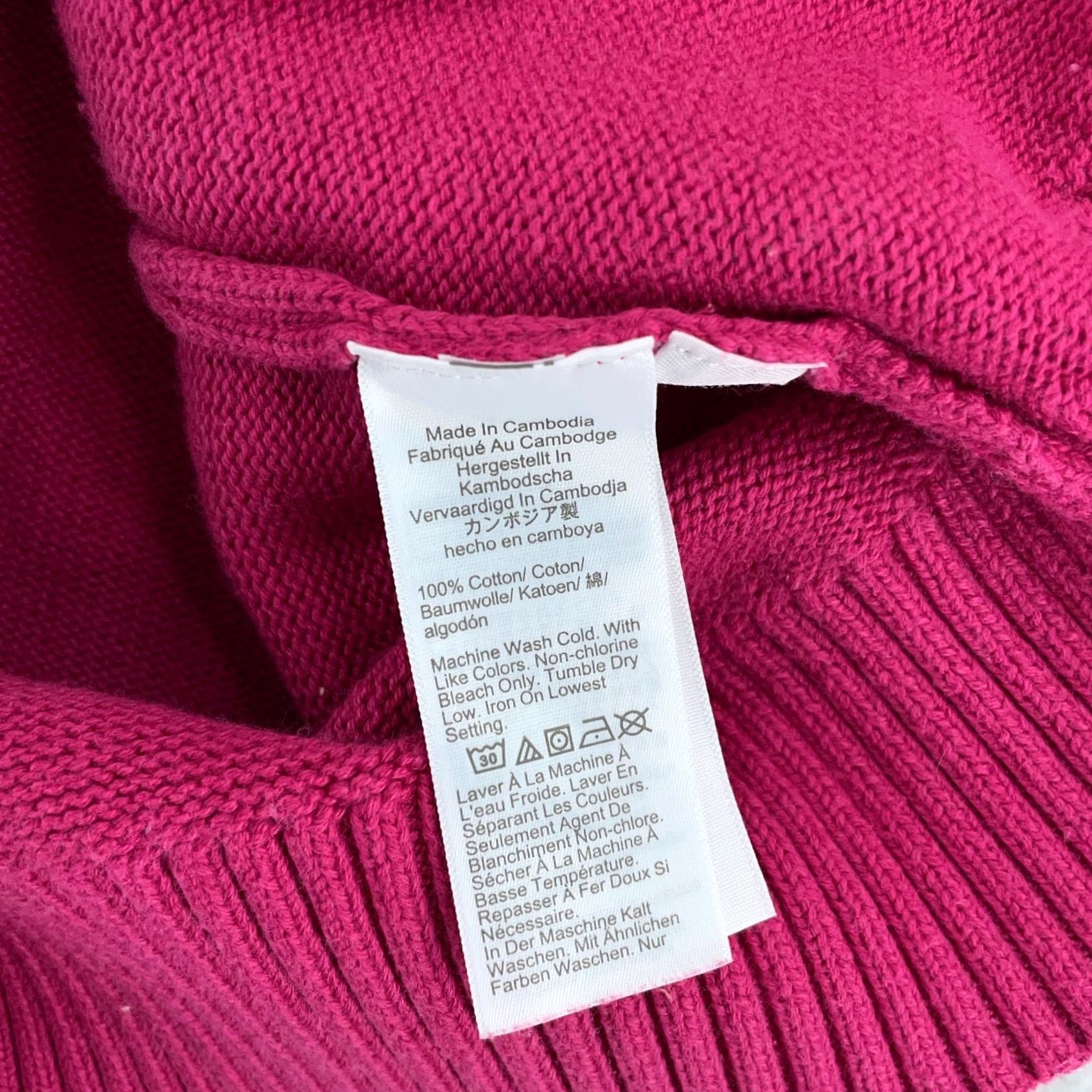 J.Crew J.CREW Sweater Mens L Pink Crew Neck Cotton Pullover Washed Berry Size US L / EU 52-54 / 3 - 4 Thumbnail