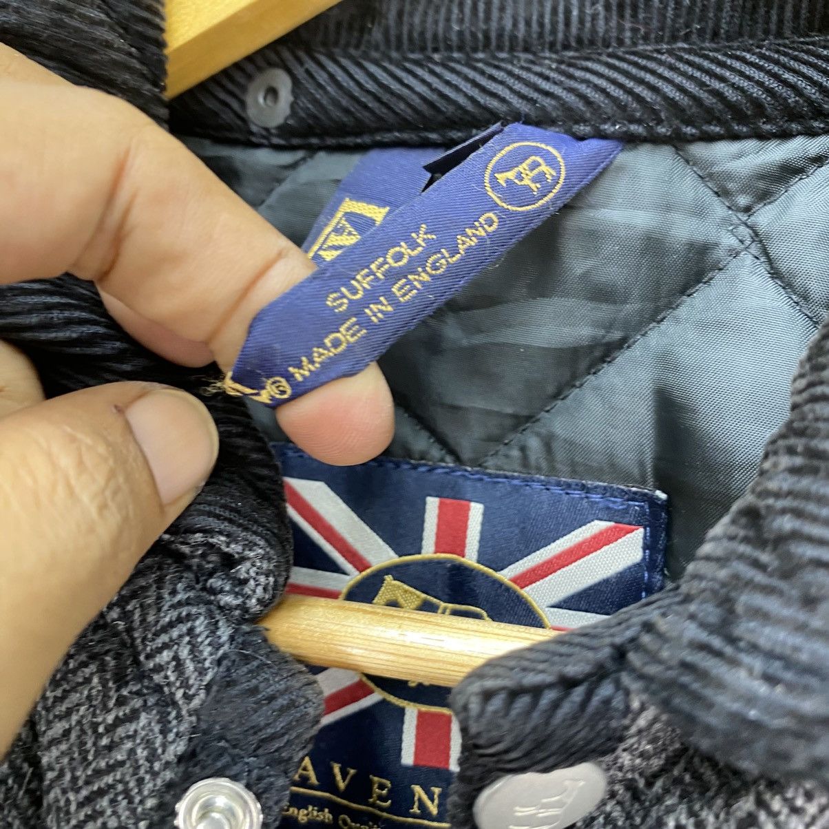 Lavenham 🫶 Lavenham wool quilted jacket herringbone pattern corduroy Size US S / EU 44-46 / 1 - 6 Thumbnail
