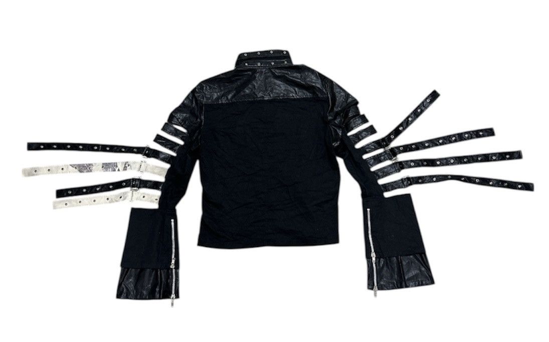 Metal Punk Rave Bondages Steampunk Jacket Cropped top Stlye