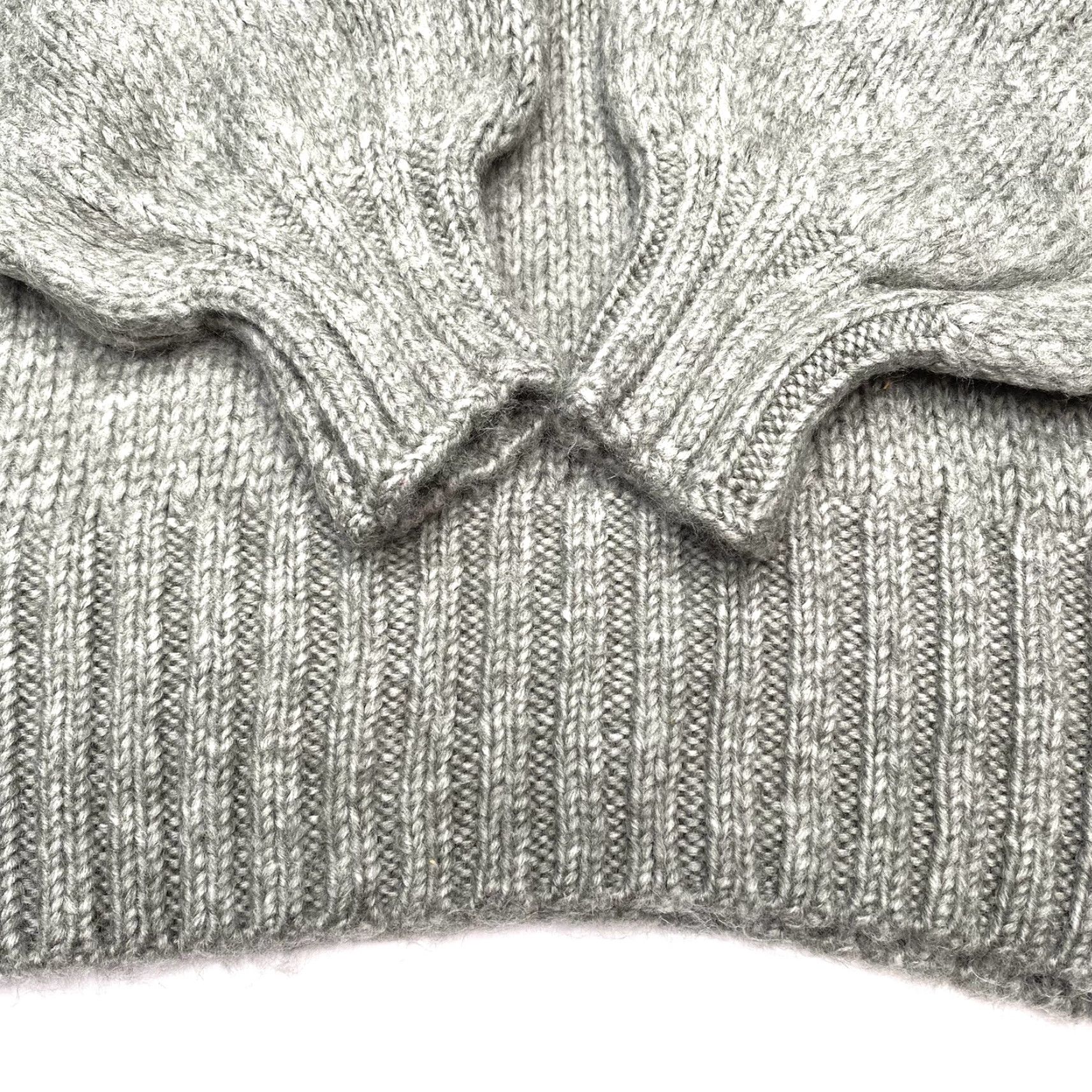 Urban Outfitters Urban Outfitters Sweater Womens M Gray Mock Neck Pullover Casual Regular Knit Logo 79% Acrylic 21% Polyester Size M / US 6-8 / IT 42-44 - 3 Thumbnail