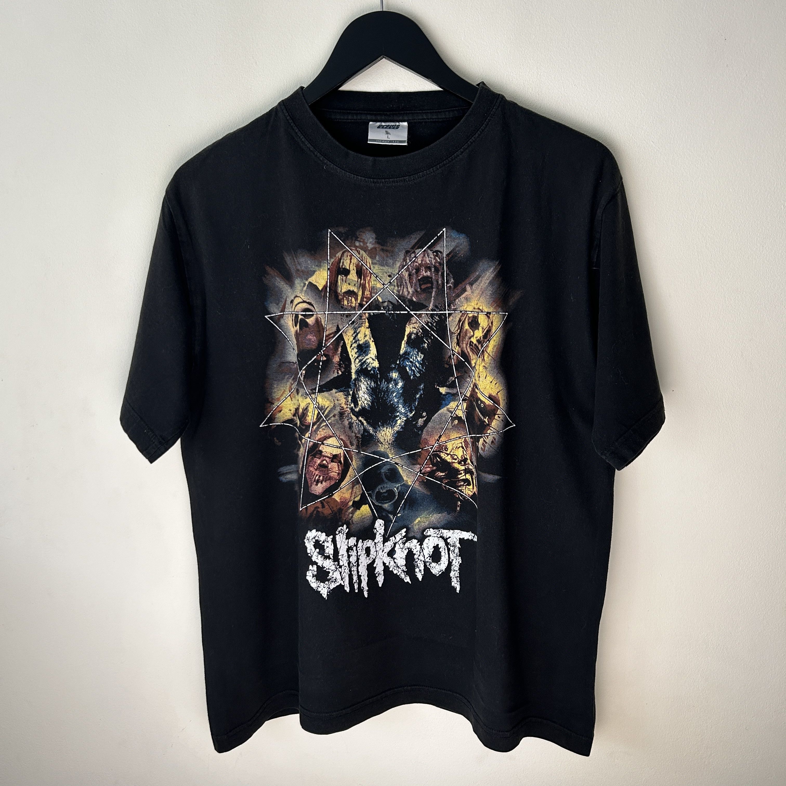 Band Tees Vintage Slipknot Iowa 2001 Band T-shirt Size US L / EU 52-54 / 3 - 1 Thumbnail