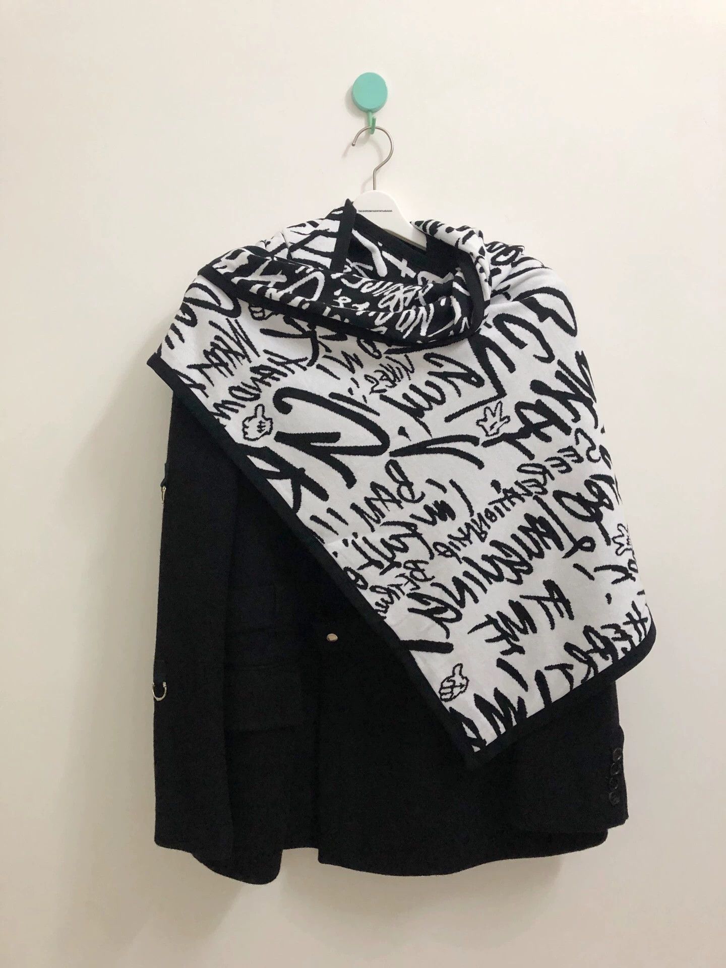 Takahiromiyashita The Soloist. TAKAHIROMIYASHITA THE soloist scarf&cape double-sided Size ONE SIZE - 4 Thumbnail