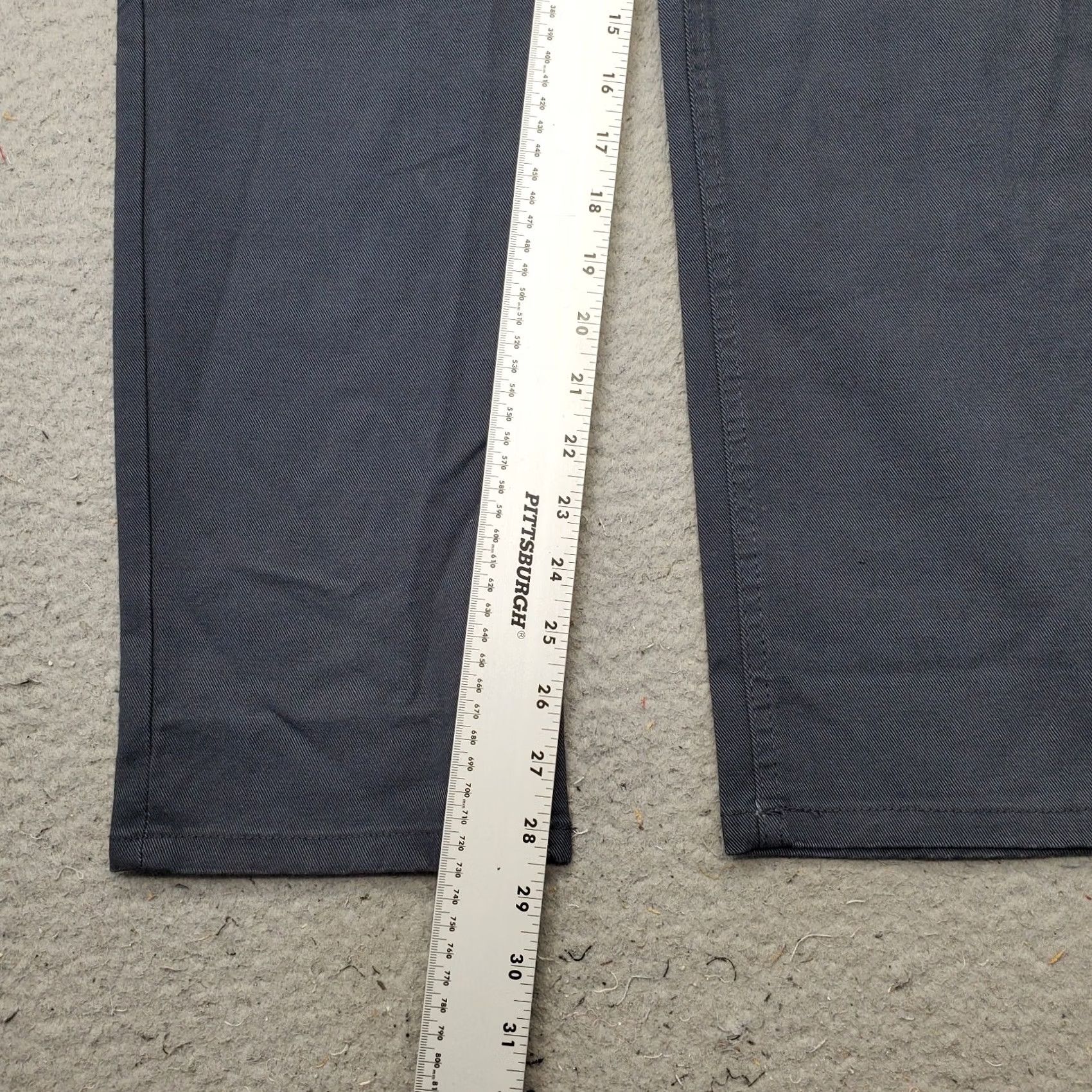English Laundry English Laundry Pants Mens 32x30 Slim Straight Navy 5 Pocket Chino Stretch Casual Mens Size 32 Blue Size US 32 / EU 48 - 4 Thumbnail