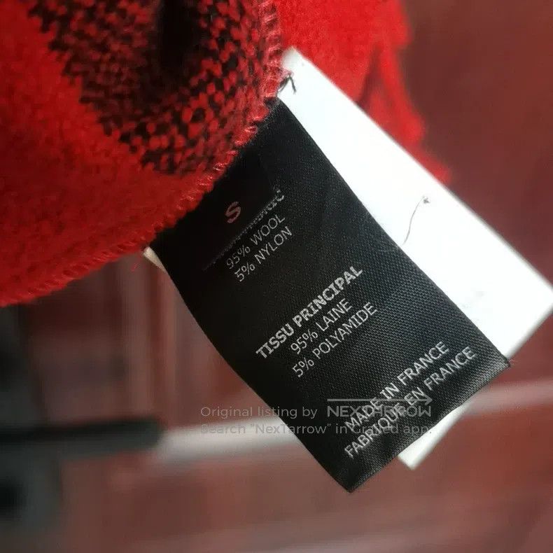 Vetements VETEMENTS Red and Black Plaid Wool Shirt Size US S / EU 44-46 / 1 - 4 Thumbnail