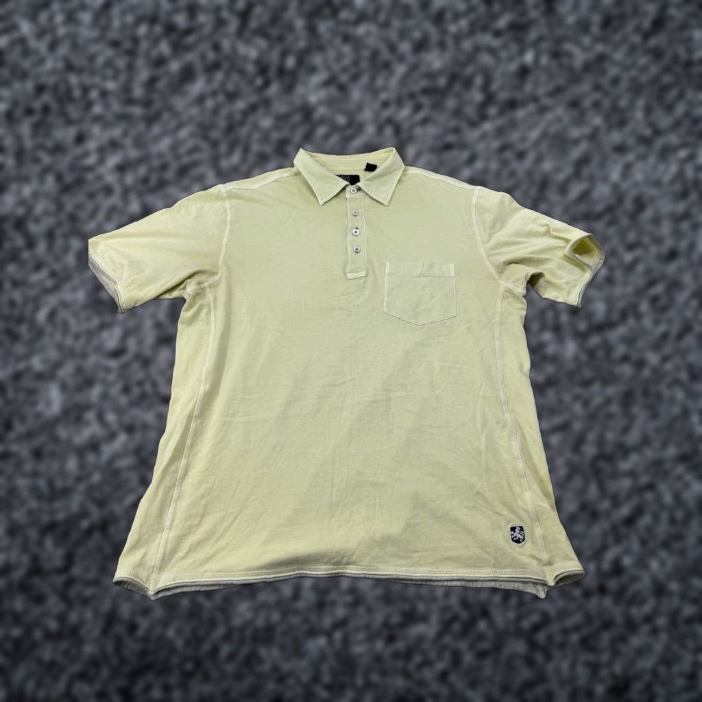 Nat Nast VINTAGE Nat Nast Poll Shirt Mens Medium American Fit Short Sleeve Bowling Yellow Size US M / EU 48-50 / 2 - 1 Thumbnail