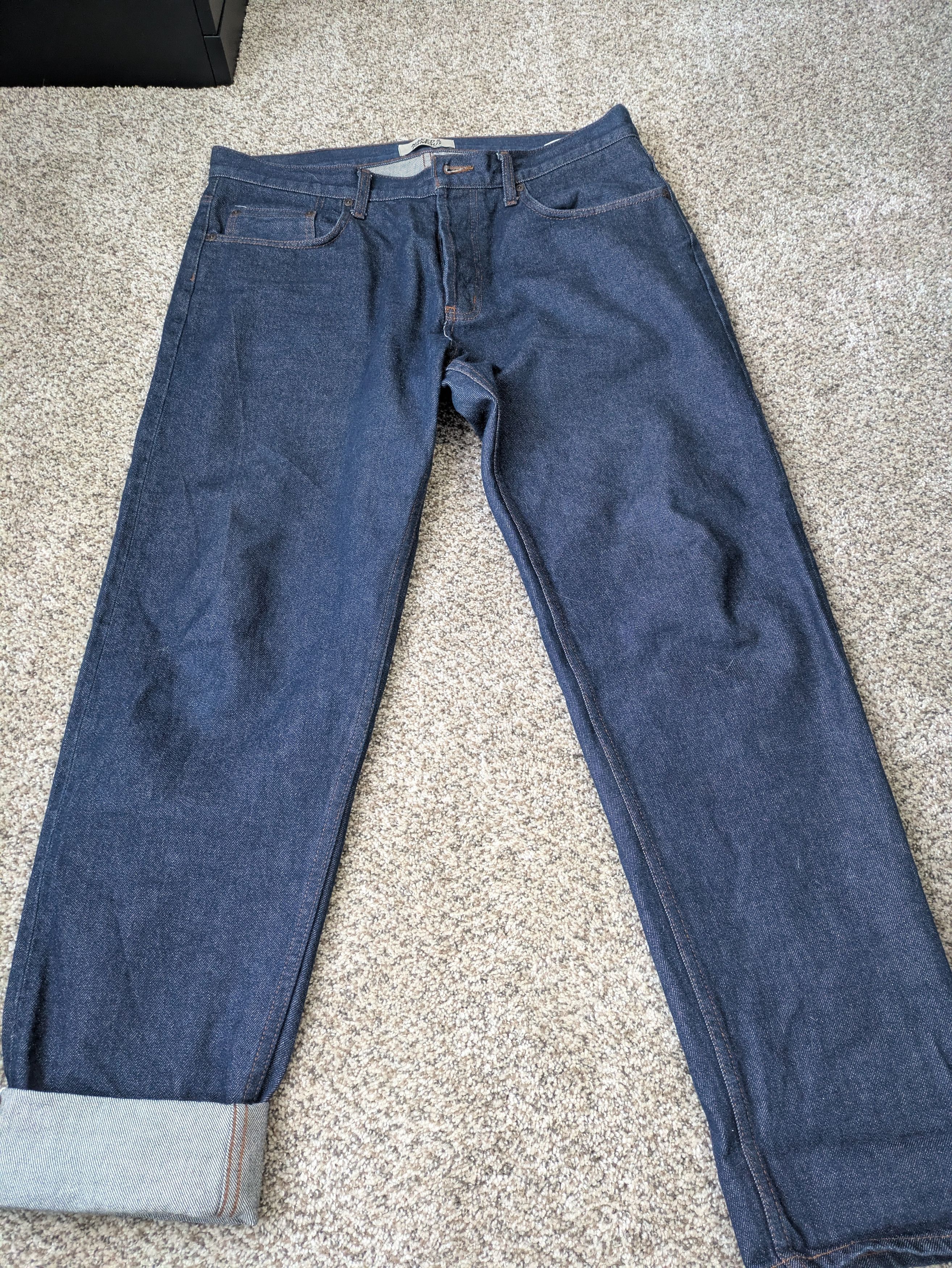 Naked & Famous Natural Indigo Selvedge Size US 36 / EU 52 - 1 Thumbnail