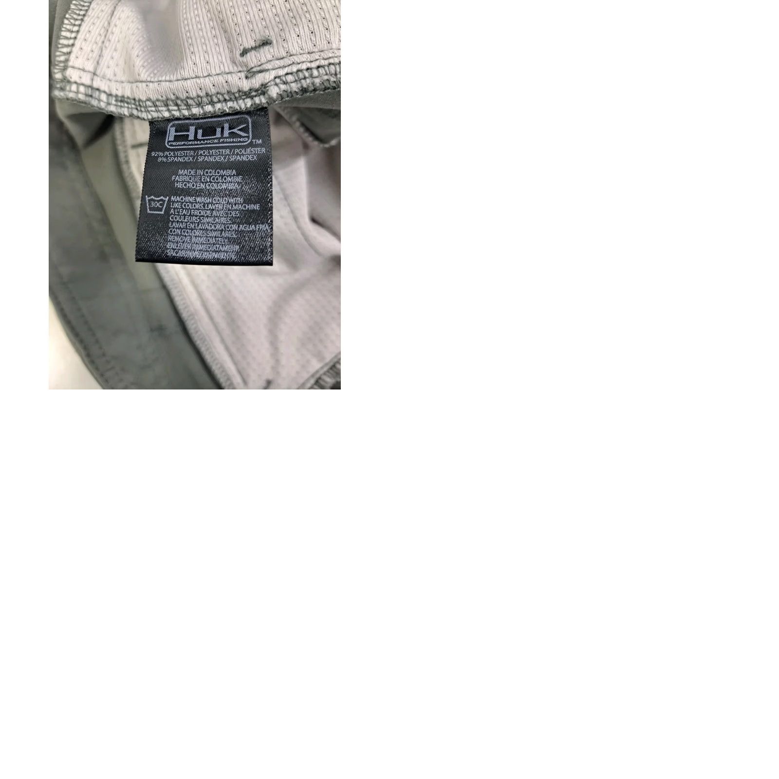 Vintage VINTAGE? Huk Womens Performance Shorts Grey Zip Back/Side Pocket Size L #7440 Size 36" / US 14 / IT 50 - 9 Thumbnail