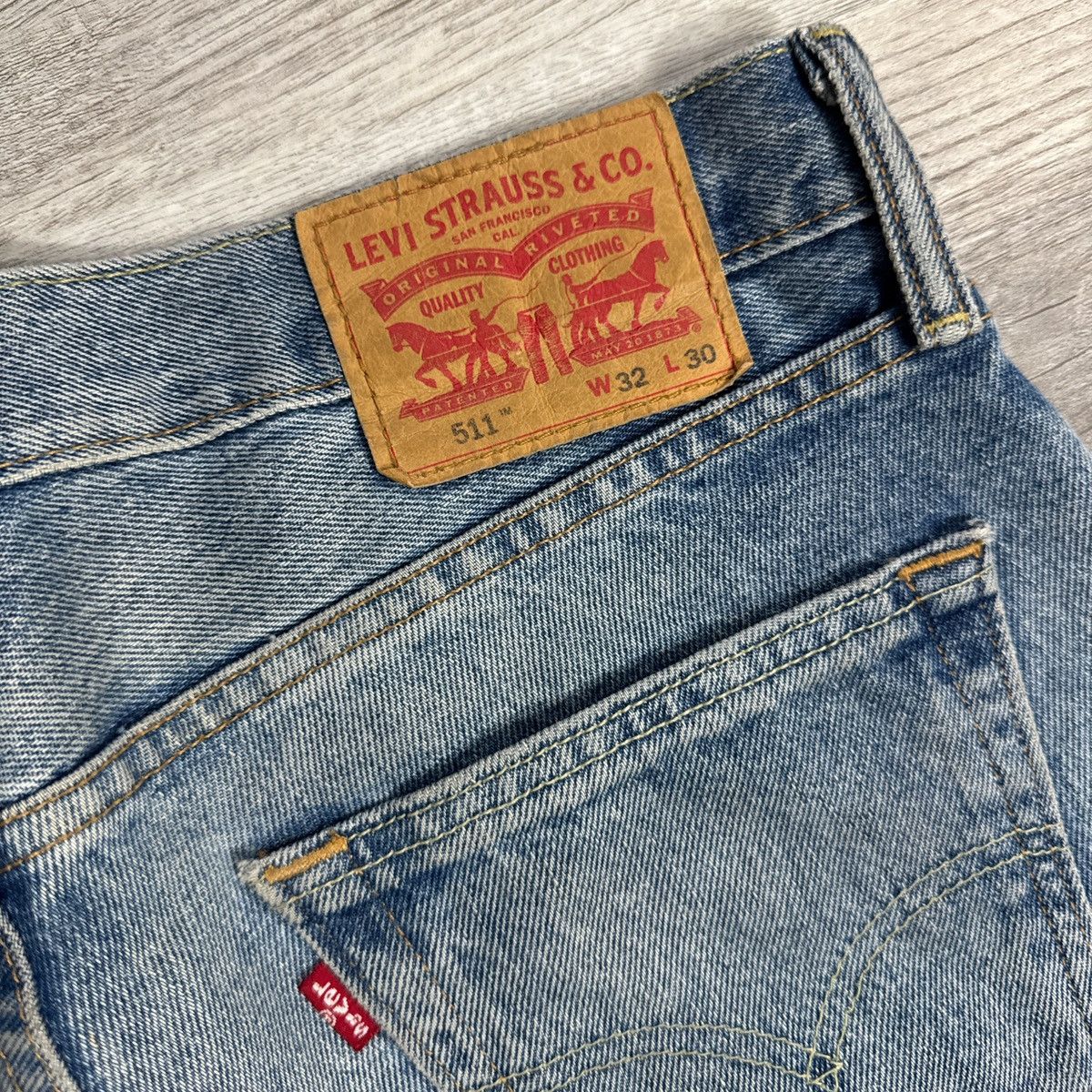 Levi's LEVIS 511 distressed ripped Size US 32 / EU 48 - 3 Thumbnail
