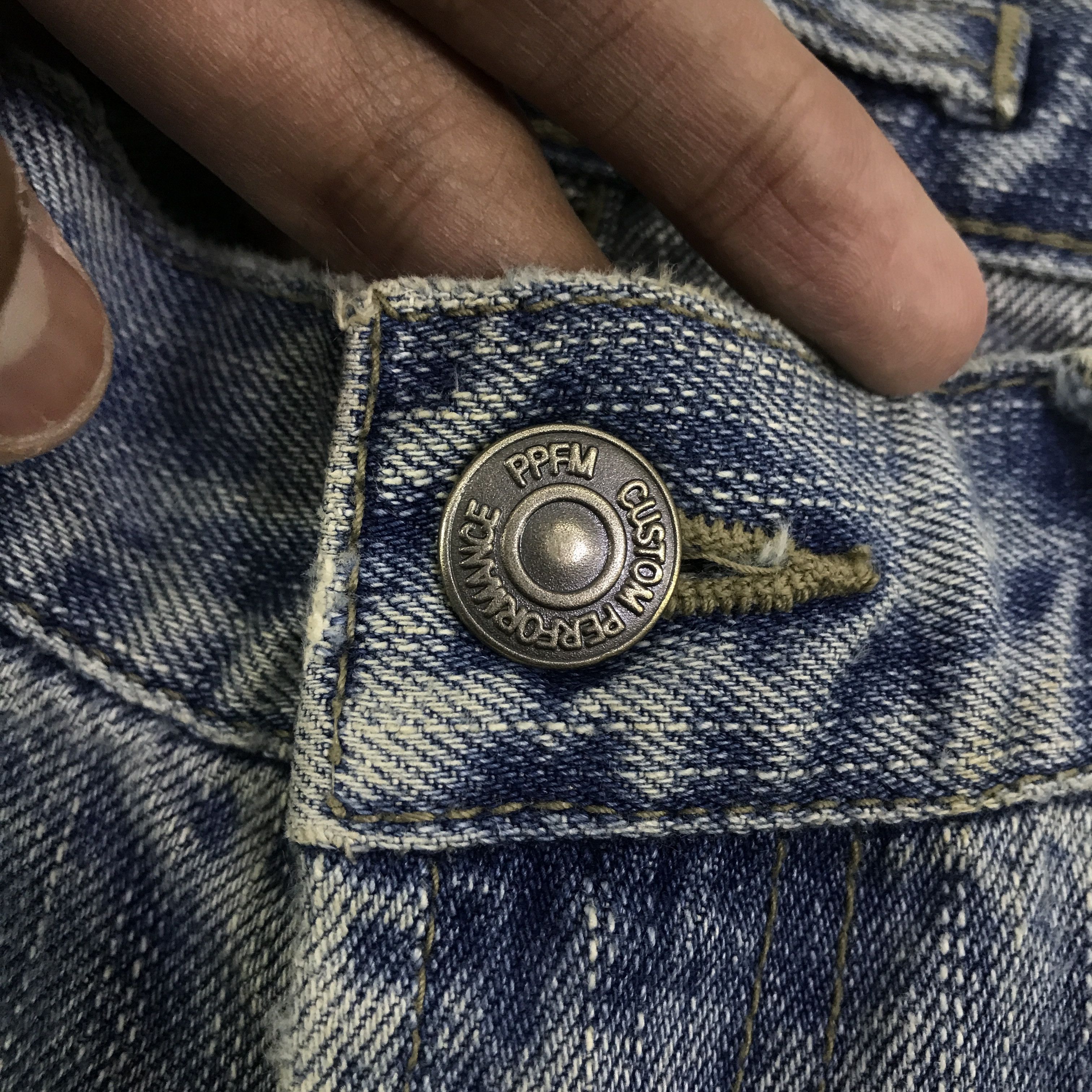 PPFM Vintage PPFM Rippe Distressed denim Jeans Pants K130B17 Size US 32 / EU 48 - 12 Thumbnail