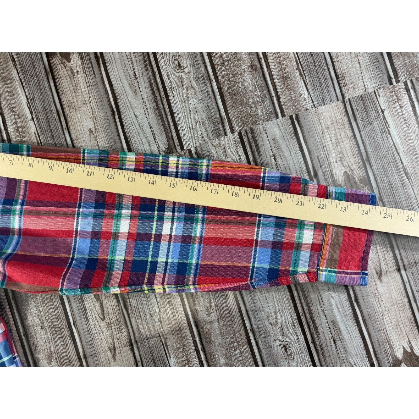 Polo Ralph Lauren Polo Ralph Lauren Classic-Fit Oxford Plaid Shirt size M mult Size US M / EU 48-50 / 2 - 13 Thumbnail