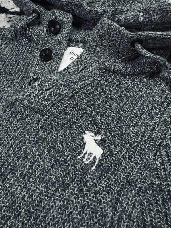 Abercrombie & Fitch Abercrombie Fitch sweater gray S logo Size S / US 4 / IT 40 - 5 Thumbnail