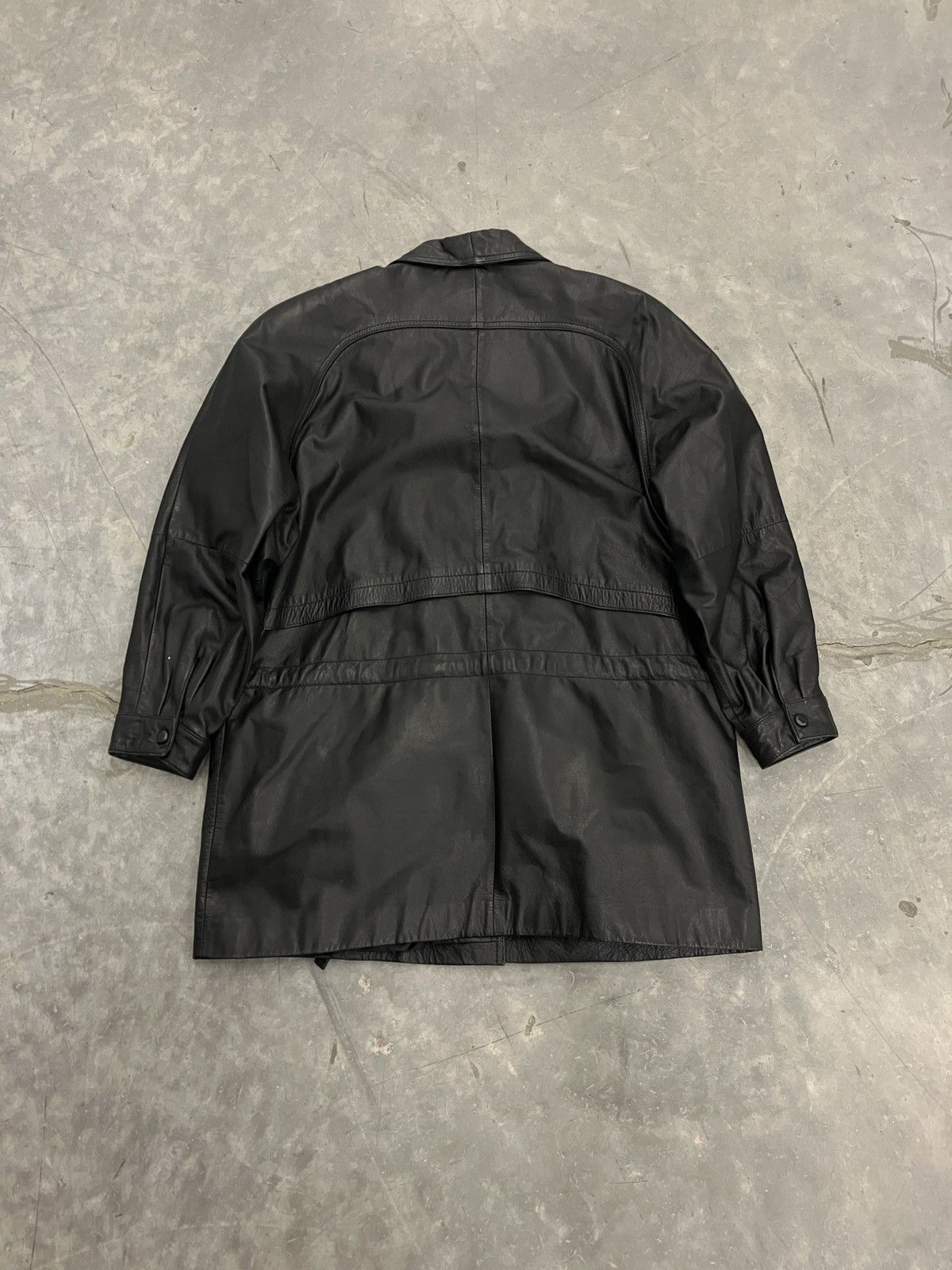 80's Black Leather Jacket by Wilsons Suede and Leather