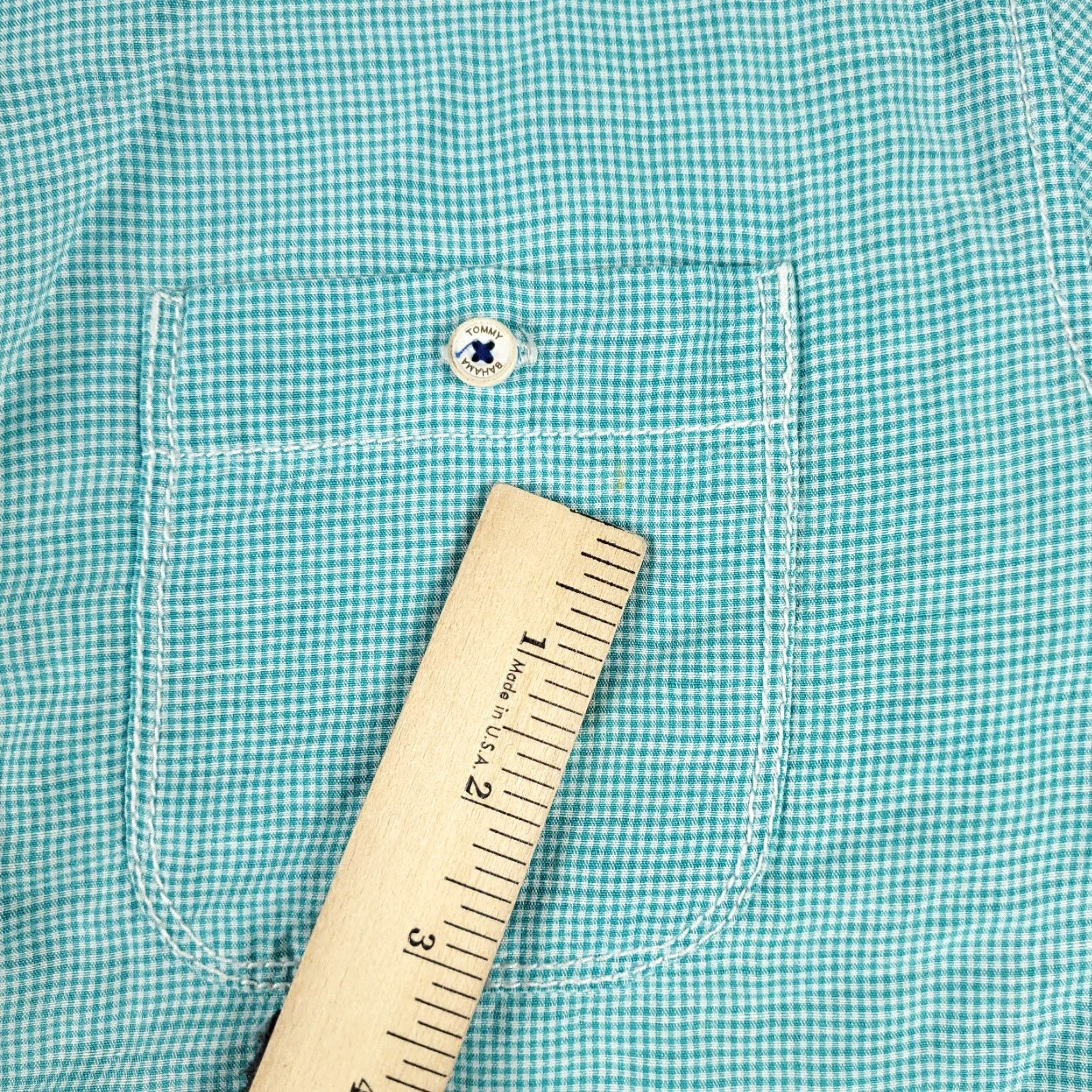 Tommy Bahama Tommy Bahama Blue Plaid Button-Up Shirt Mens Large Long Sleeve Casual Woven Size US L / EU 52-54 / 3 - 4 Thumbnail