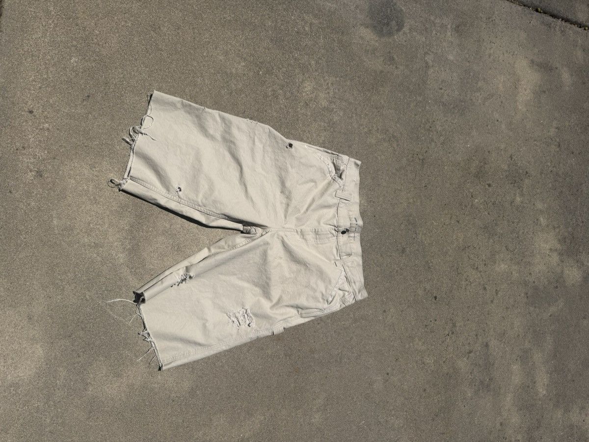 Vintage CUSTOM DISTRESSED BAGGY CARPENTER SHORTS 1 OF 1 Size US 38 / EU 54 - 1 Thumbnail