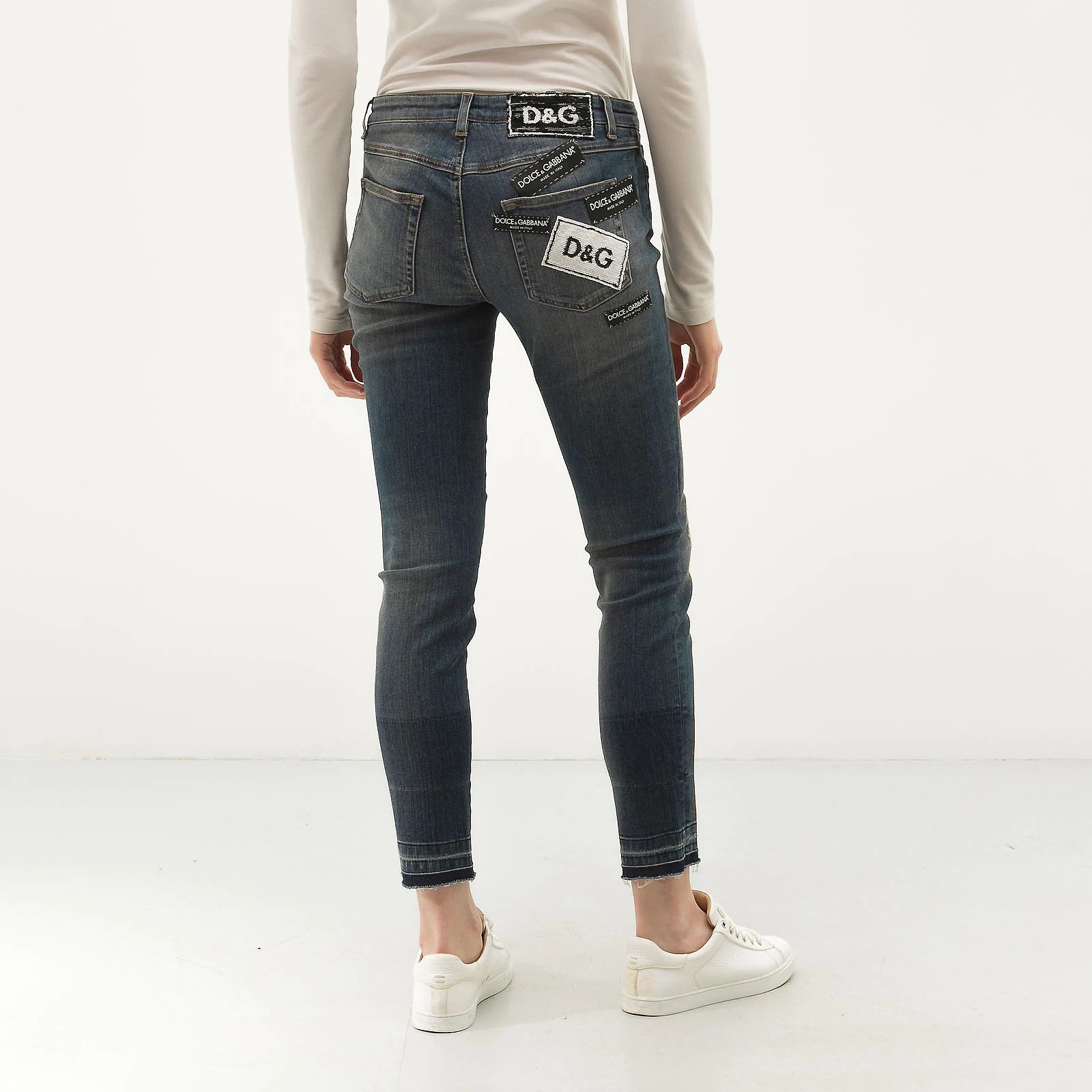 Dolce & Gabbana o1y0825 Denim Pant in Blue Size 27" / US 4 / IT 40 - 2 Thumbnail