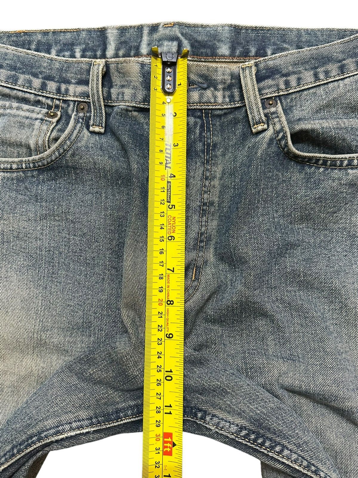 Edwin Vintage Japan Edwin 403 Blue Faded Clawmark Wash Style Jeans Size US 34 / EU 50 - 14 Thumbnail