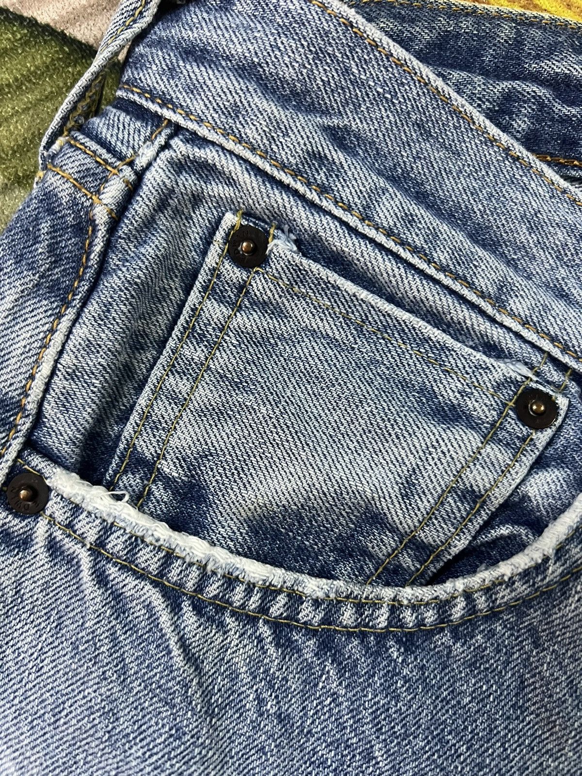 Edwin × If Six Was Nine × Japanese Brand Vintage Edwin 505X Selvedge Baggy Jeans Japan Size US 30 / EU 46 - 7 Thumbnail
