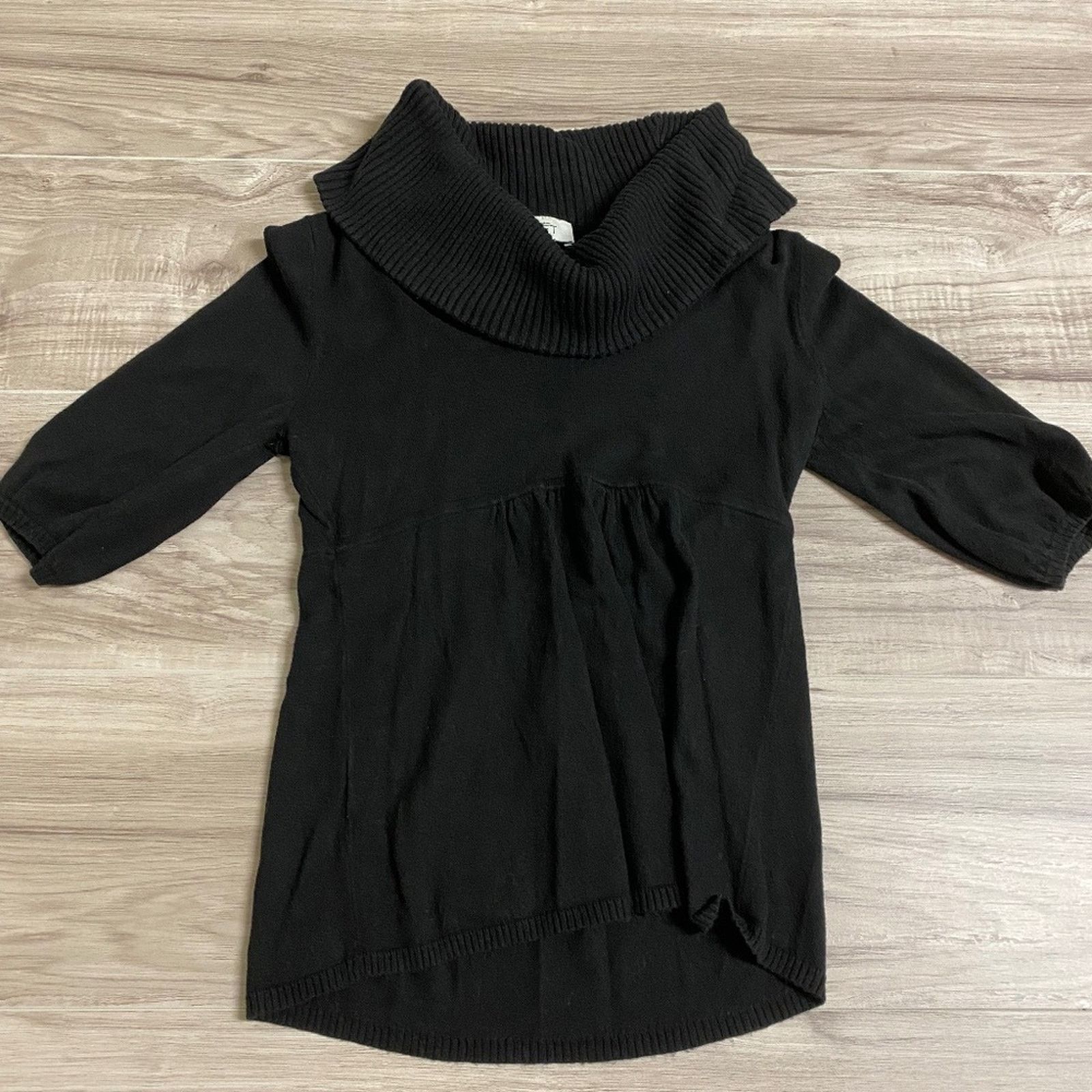 Loft LOFT Short Sleeve Cowl Neck Sweater Blouse - XS Size XS / US 0-2 / IT 36-38 - 2 Thumbnail