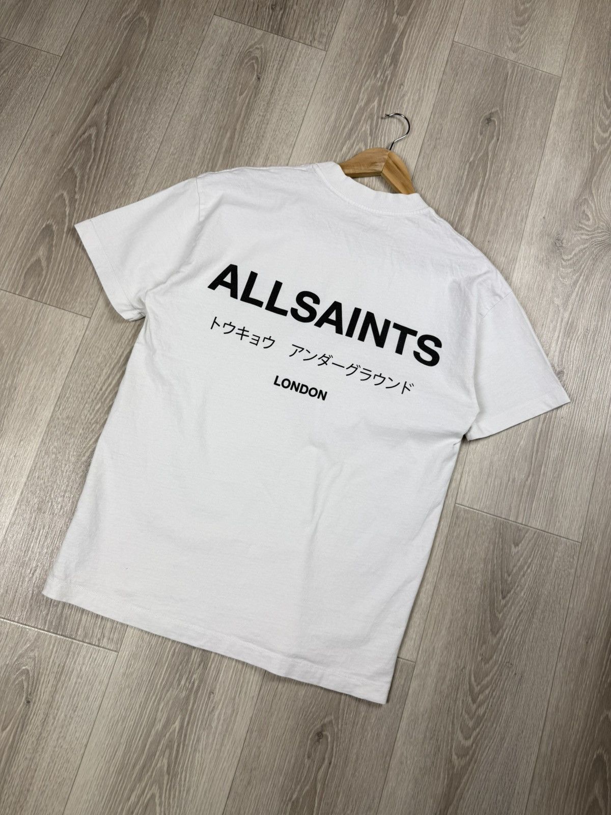 Allsaints Allsaints London Oversized Big Logo T Shirt Size US S / EU 44-46 / 1 - 5 Thumbnail