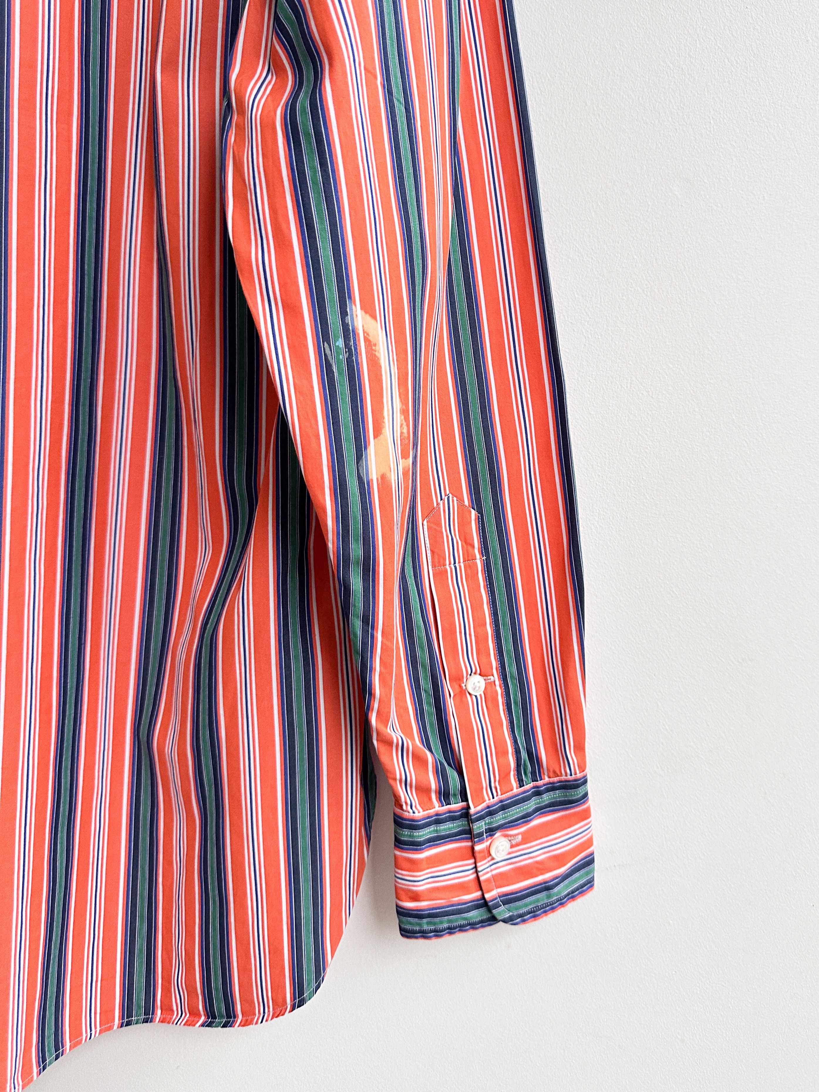 Polo Ralph Lauren × Vintage Vintage Polo Ralph Lauren Striped Shirt Size US M / EU 48-50 / 2 - 7 Thumbnail