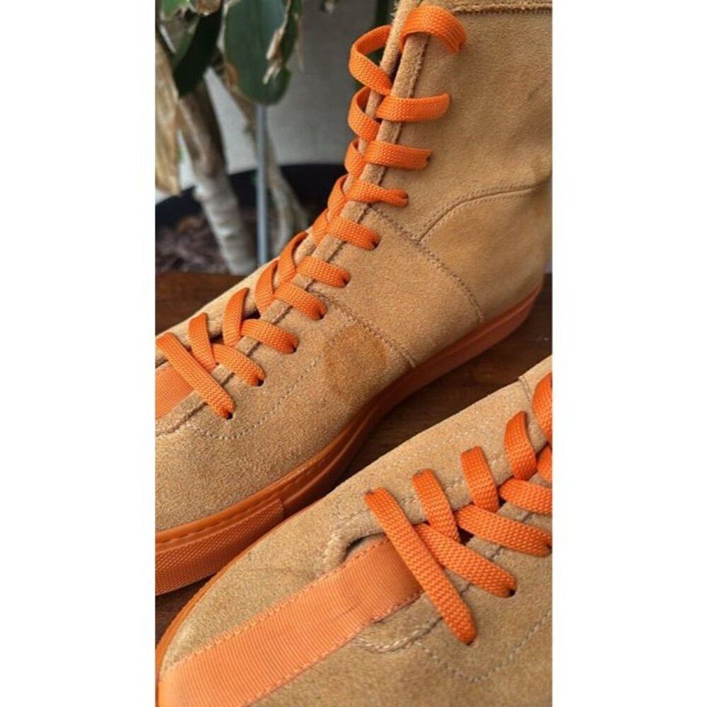 Daniel Patrick DANIEL PATRICK Size 43 (10) Men's Orange High top Shoes Des Size US 10 / EU 43 - 3 Thumbnail