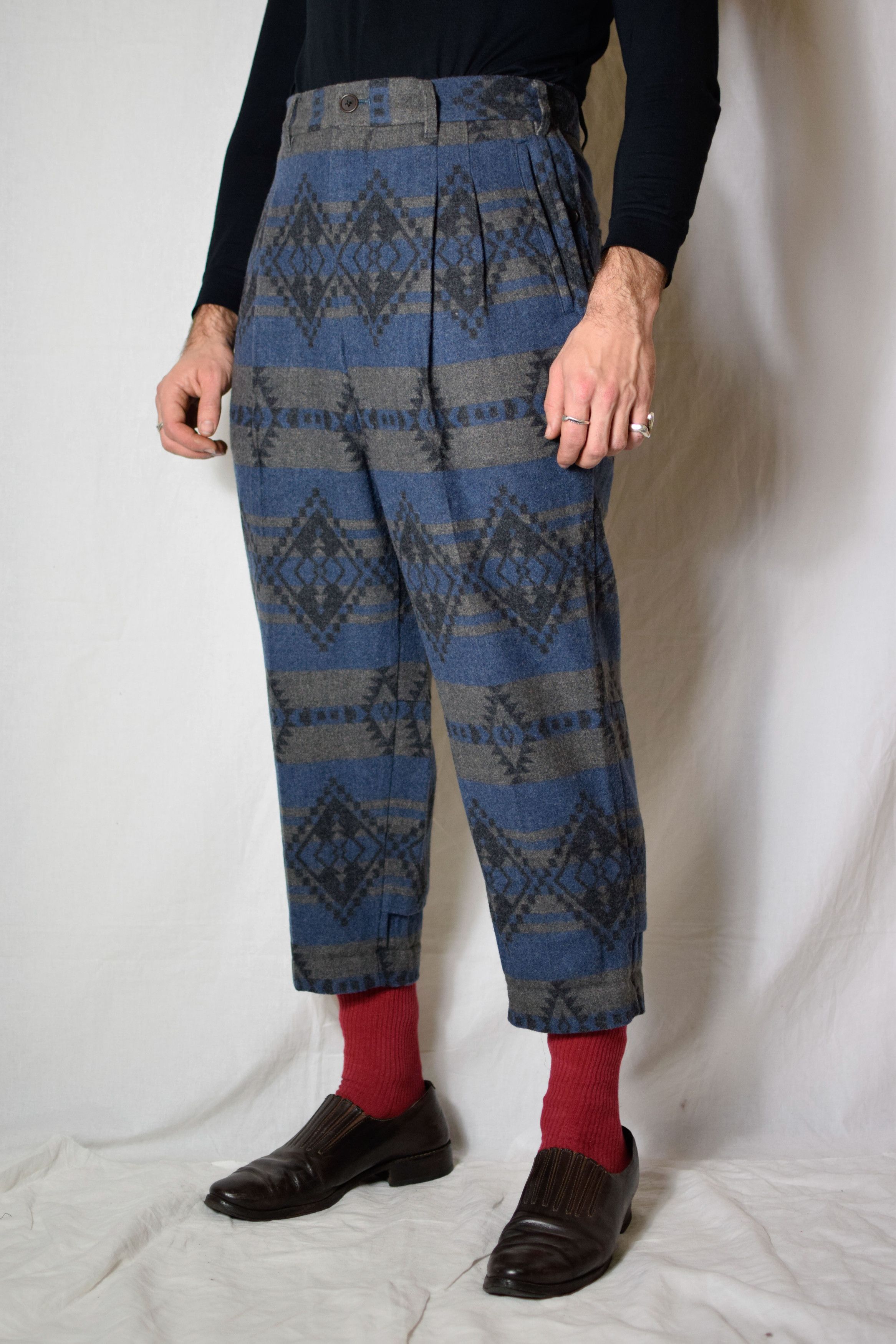 Yohji Yamamoto YYPH AW14 Pattern Pants - HF-P15-108 Size US 30 / EU 46 - 4 Thumbnail