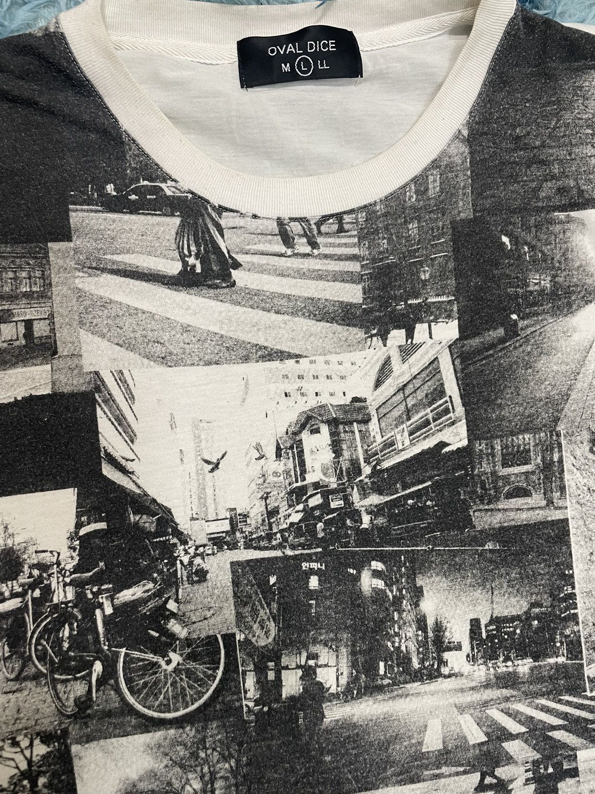 Japanese Brand × Vintage Forgotten Streets Tee – Oval Dice Japan Size US L / EU 52-54 / 3 - 3 Thumbnail