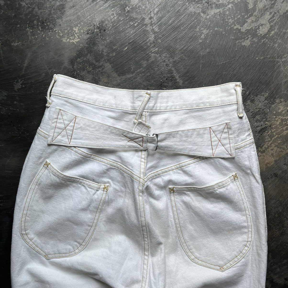 Japanese Brand × Kapital × Vintage Kapital inc buckle back white denim Size US 29 - 2 Thumbnail