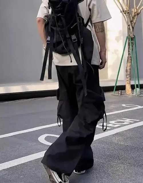 Japanese Brand Blue Big Pocket Cargo Pants Size US 42 / EU 58 - 3 Thumbnail