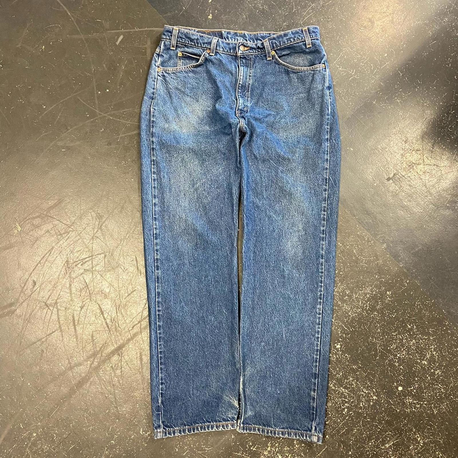 Levi's Vintage Blue Orange Tab 505 Levi Jeans Size US 38 / EU 54 - 5 Thumbnail