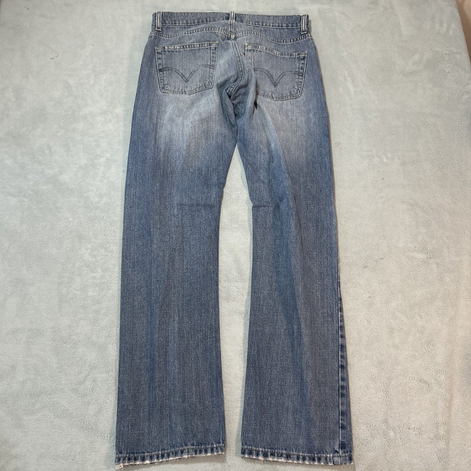 Levi's Y2k Levis Rare Sample Pair Unfinished Jeans 32x32Vintage Size US 32 / EU 48 - 2 Thumbnail