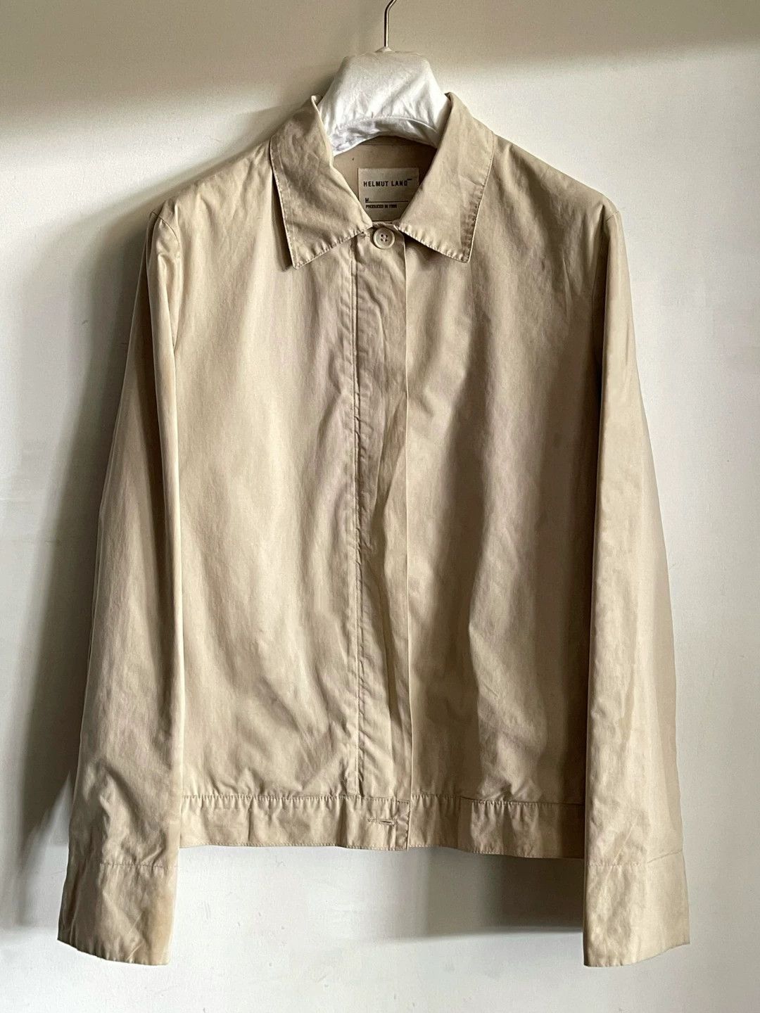 Helmut Lang Helmut Lang 1996 SS Collar Zip Jacket Size US XXS / EU 40 - 1 Thumbnail