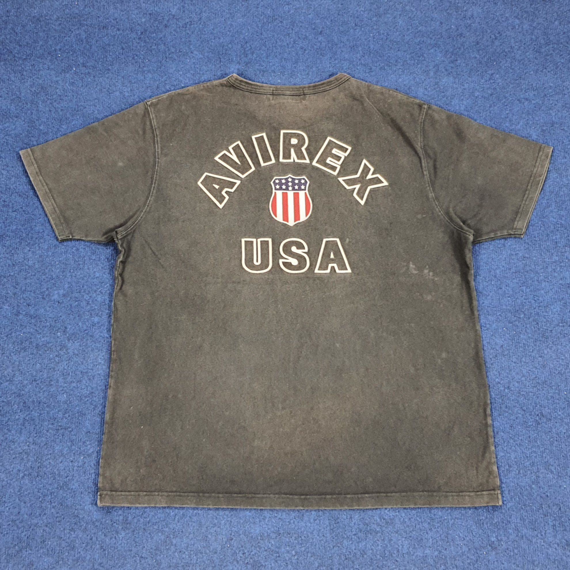 Avirex × Vintage Vintage Authentic Garments Avirex USA Tshirt Size US XL / EU 56 / 4 - 1 Thumbnail
