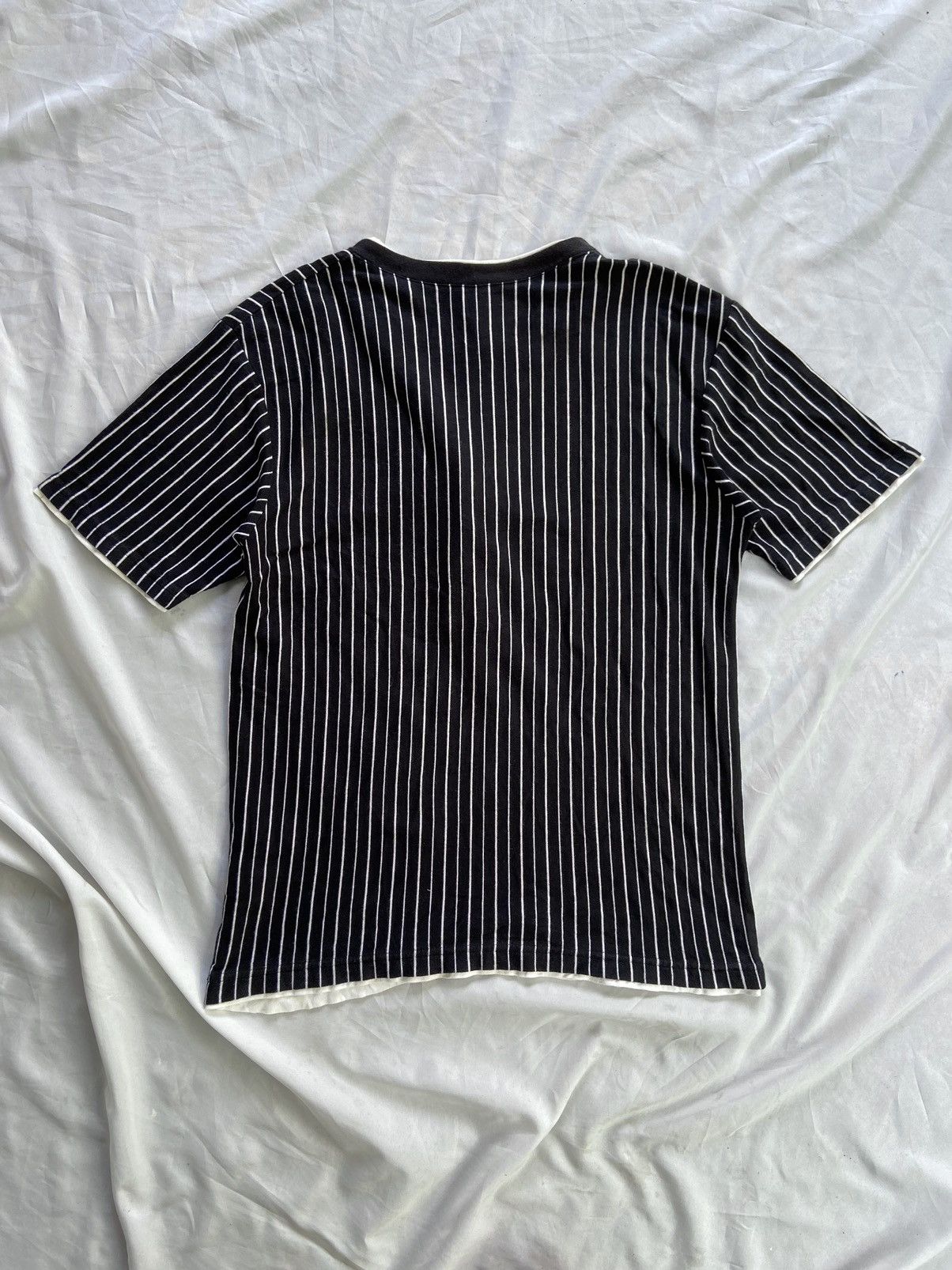 Hysteric Glamour DOUBLE LAYER SEMANTIC DESIGN STRIPED TEE SHIRT Size US L / EU 52-54 / 3 - 2 Thumbnail