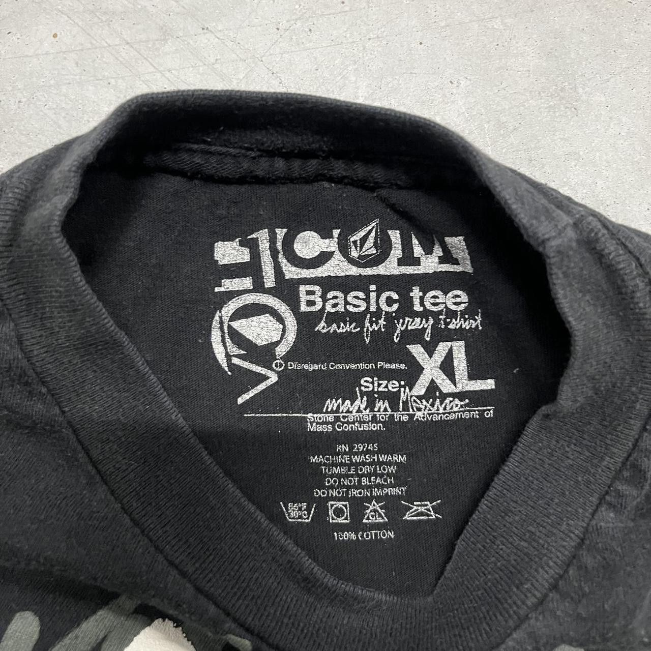 Volcom Crazy Vintage Y2K/2000s Volcom Skater Style Graphic Tee! Size US XL / EU 56 / 4 - 4 Thumbnail