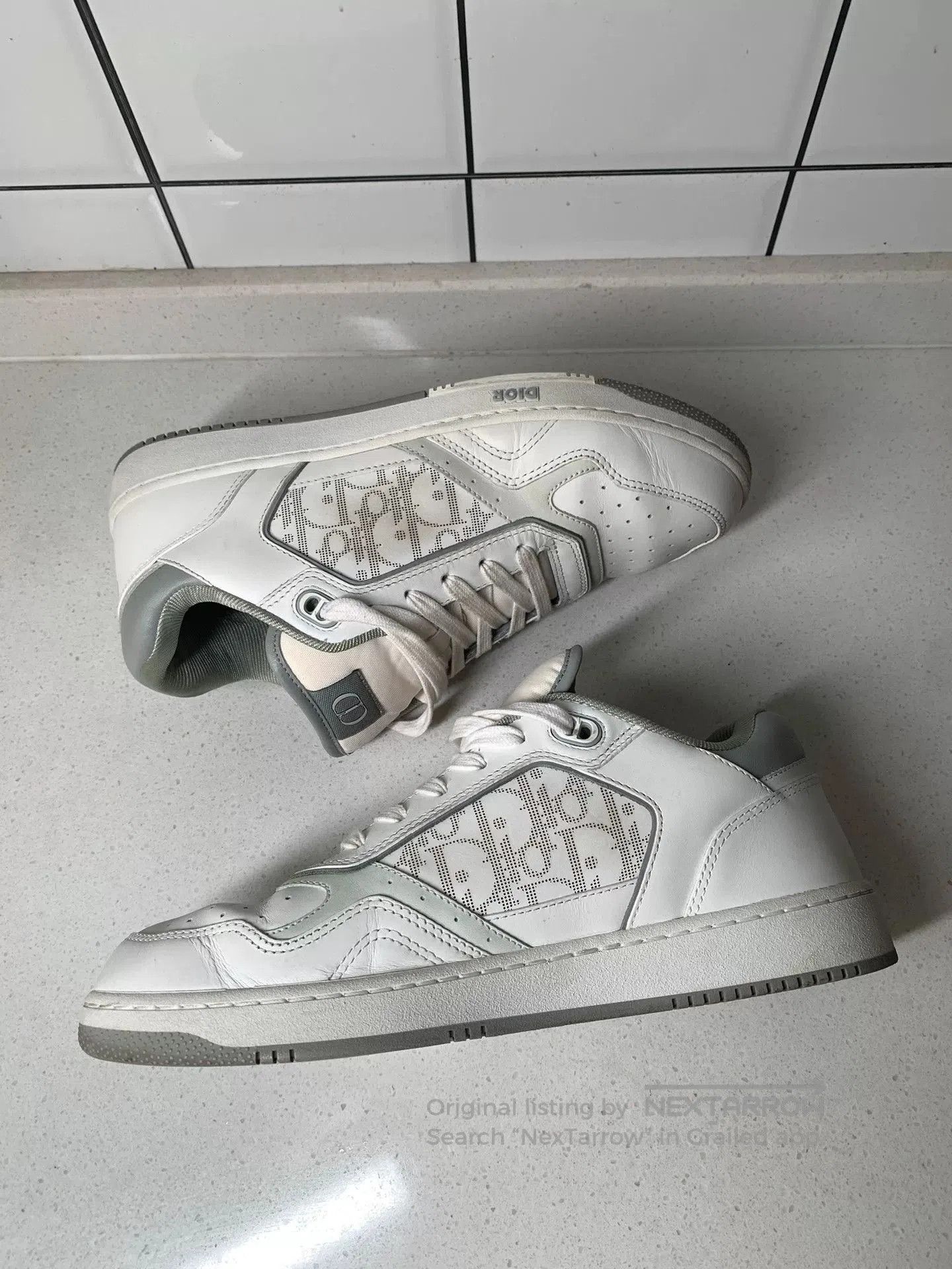 Dior Dior B27 Gray White Low. Size US 10 / EU 43 - 4 Thumbnail