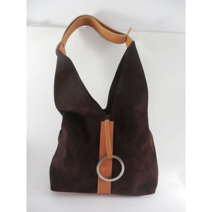 Hobo Hobo Bag Suede Leather W Attached Suede Inside Zipper Pouch Grailed