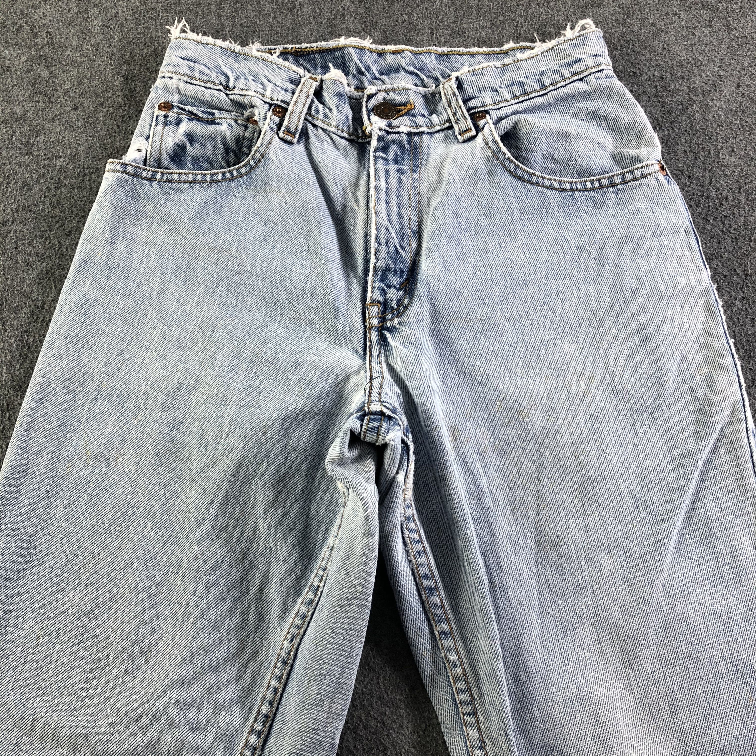 Levi's Vintage Light Wash Levis 550 Jeans-J3490 Size US 27 - 3 Thumbnail