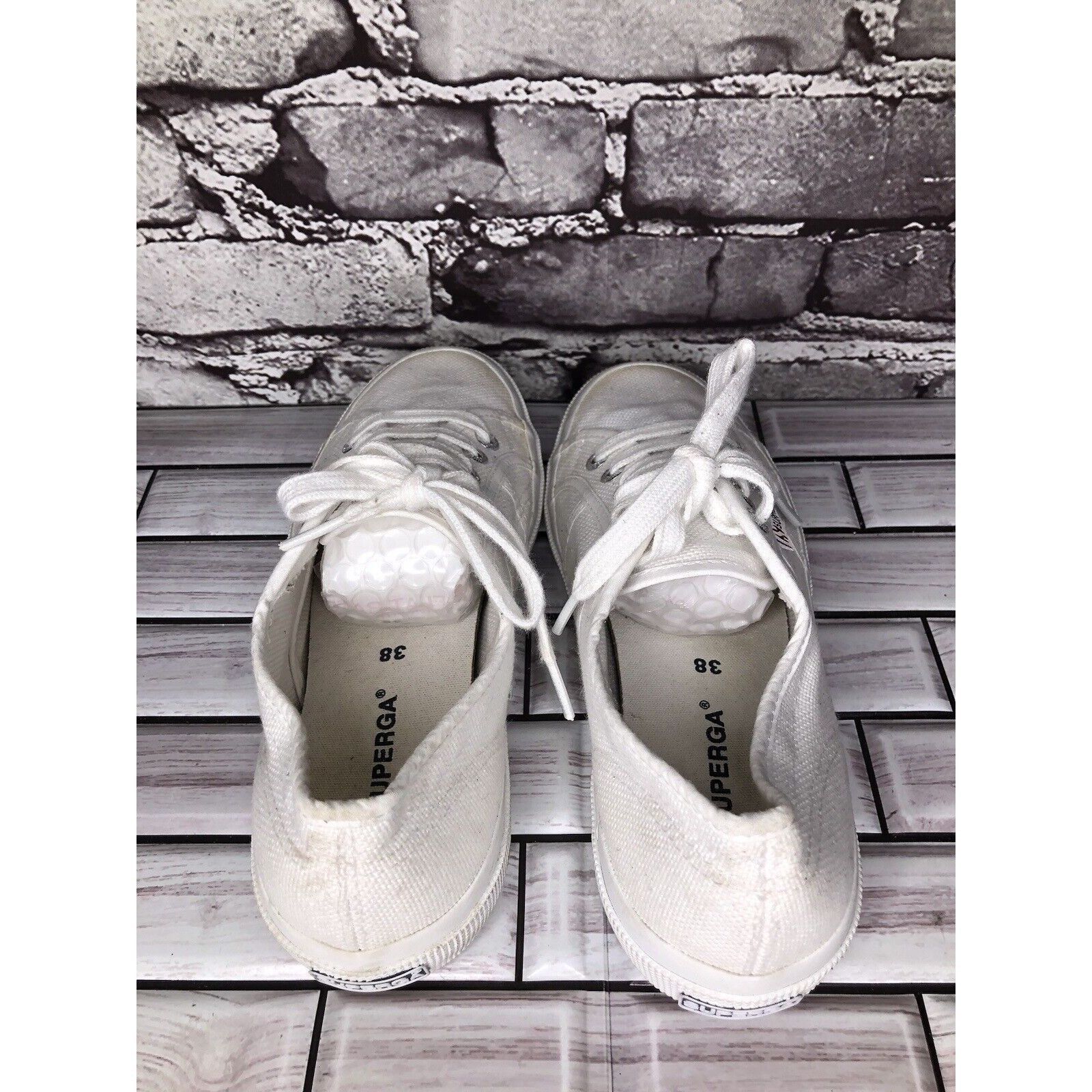 Superga Superga White Canvas Fabric Lace Up Causal Sneakers Shoes Wo Size US 7.5 / IT 37.5 - 7 Thumbnail