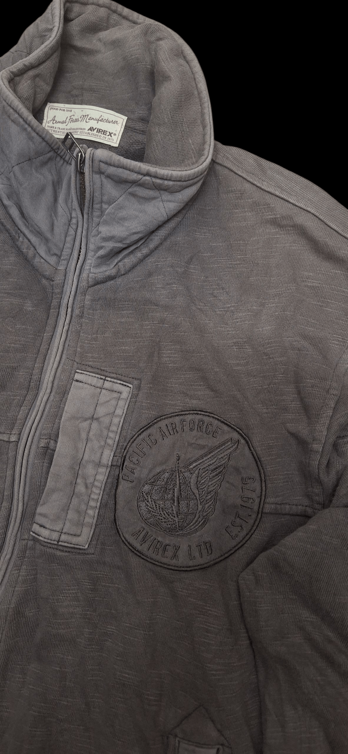 Avirex Vintage Avirex Military USAF Sweater Jacket Size US M / EU 48-50 / 2 - 2 Thumbnail