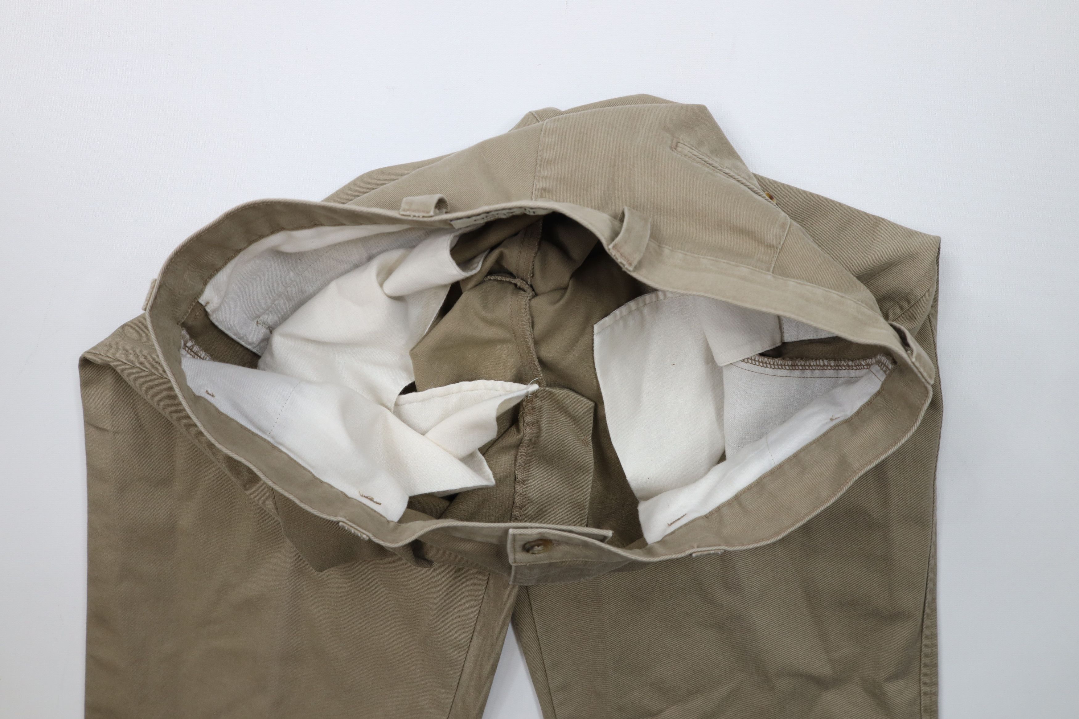 Gap × Vintage Vintage 90s Gap Fit Relaxed Pleated Cuffed Chino Pants USA Size US 36 / EU 52 - 9 Thumbnail