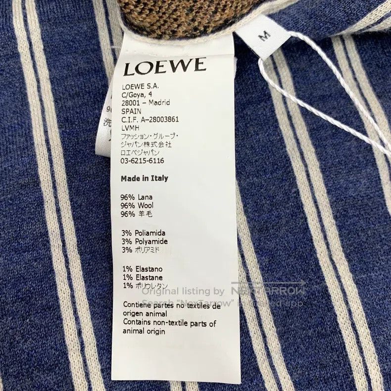 Other Loewe Color-blocked plaid striped wool lapel single-breast Size M / US 6-8 / IT 42-44 - 6 Thumbnail
