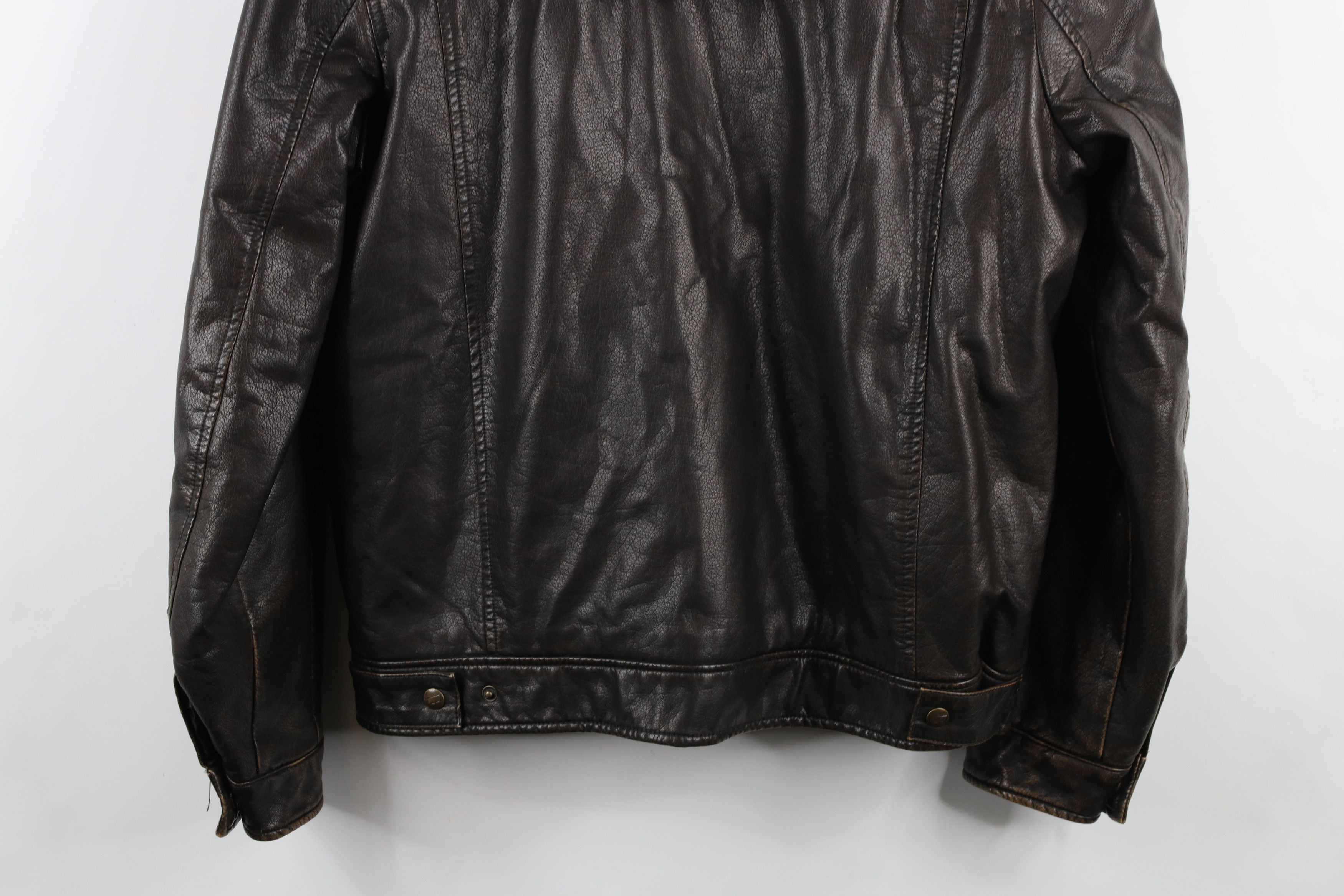 Levi's × Vintage Vintage Y2K Levis Pile Fleece Lined Hooded Trucker Jacket Size US L / EU 52-54 / 3 - 17 Thumbnail
