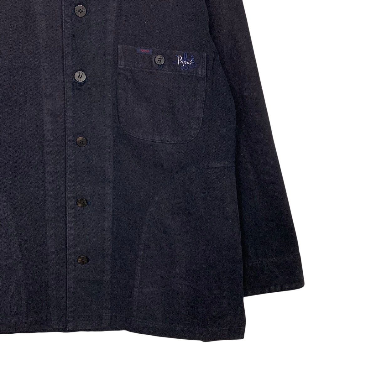 Japanese Brand PAPAS Button Casual Blue Jacket#2933-C133 Size US L / EU 52-54 / 3 - 4 Thumbnail