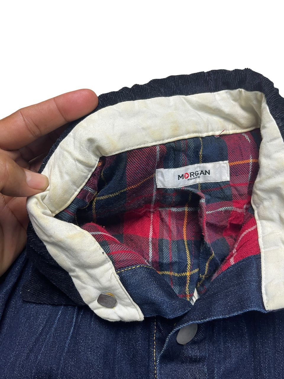 Morgan Homme Morgan Homme Denim Shirt Size US M / EU 48-50 / 2 - 15 Thumbnail