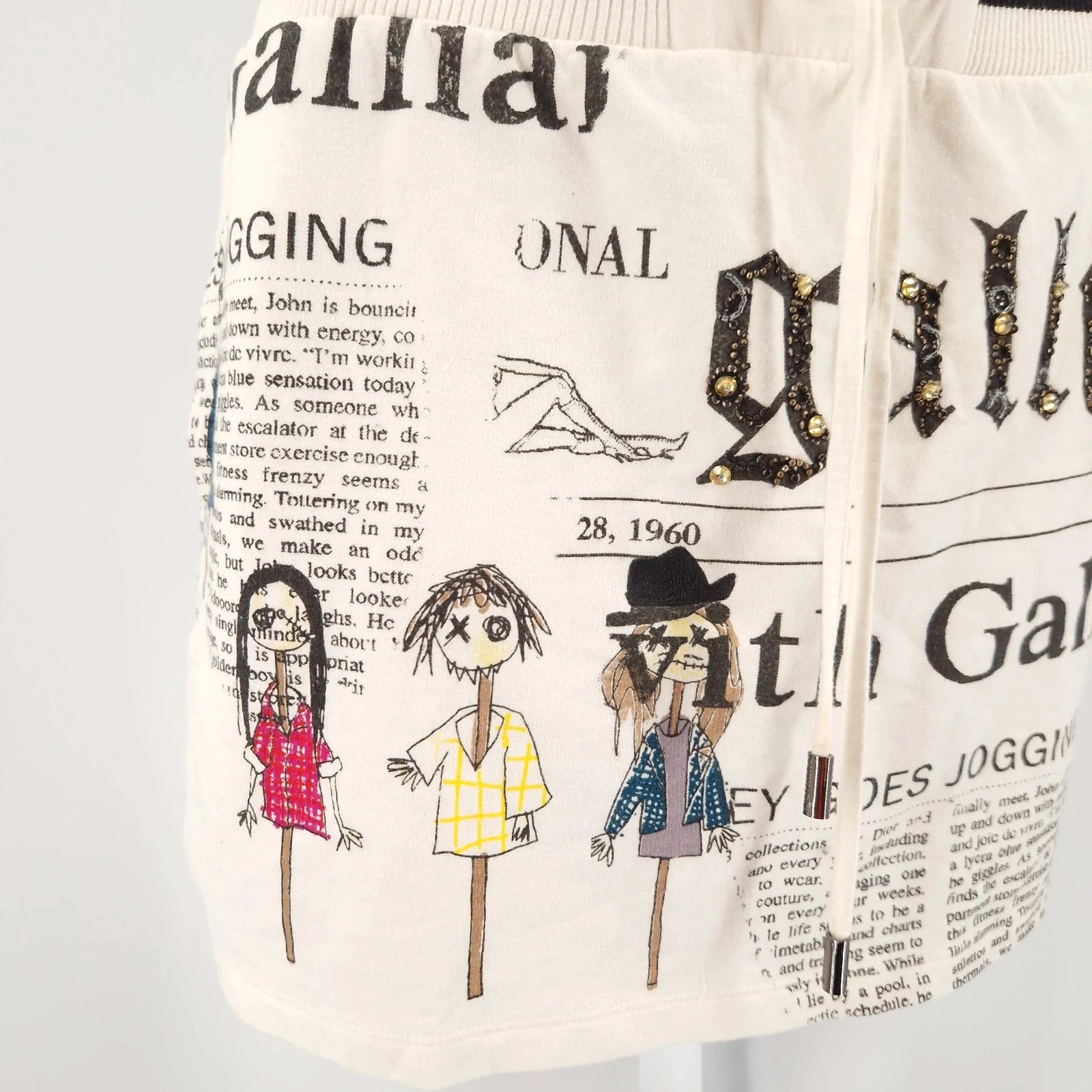 John Galliano John Galliano Mini Skirt Size 26" / US 2 / IT 38 - 10 Thumbnail
