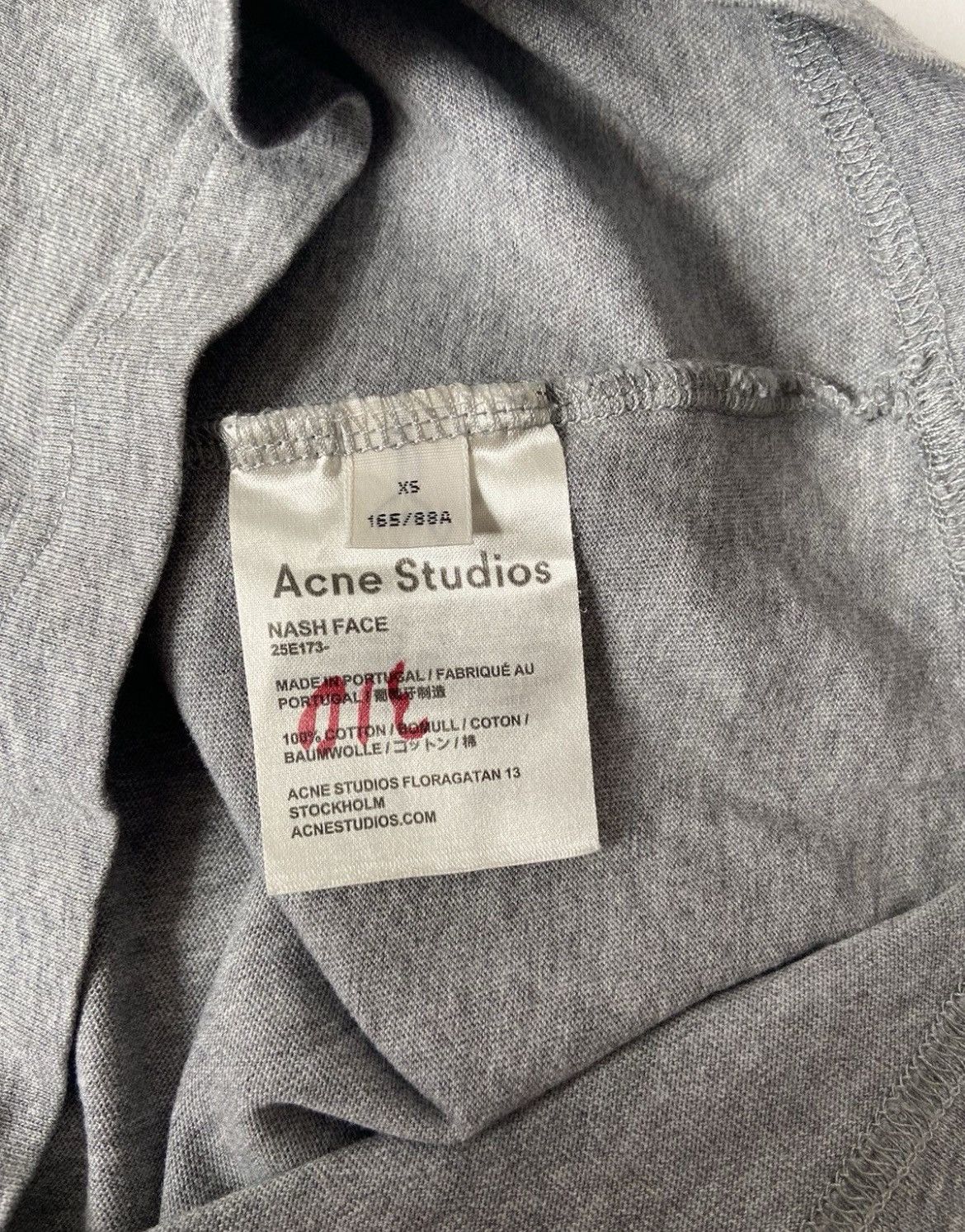 Acne Studios Acne Studios Nash Face Tee Size US XS / EU 42 / 0 - 4 Thumbnail