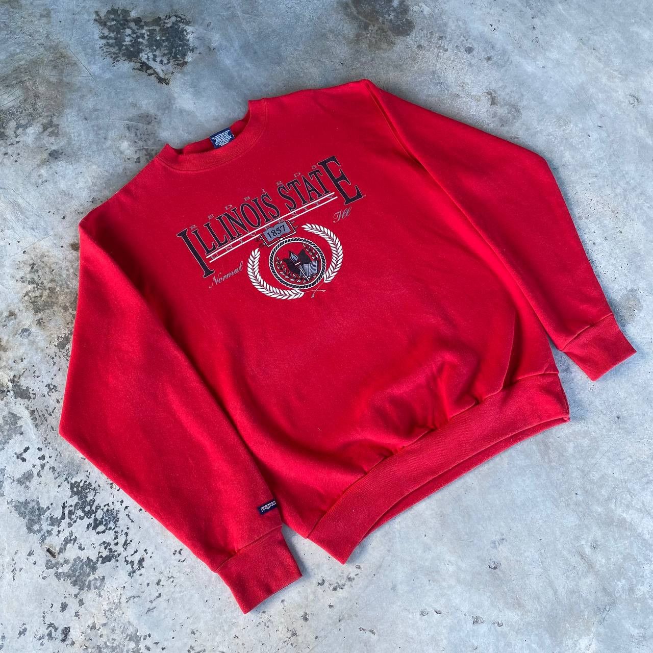 BINDING OFFER🔥VINTAGE ILLINOIS STATE UNIVERSITY CREWNECK